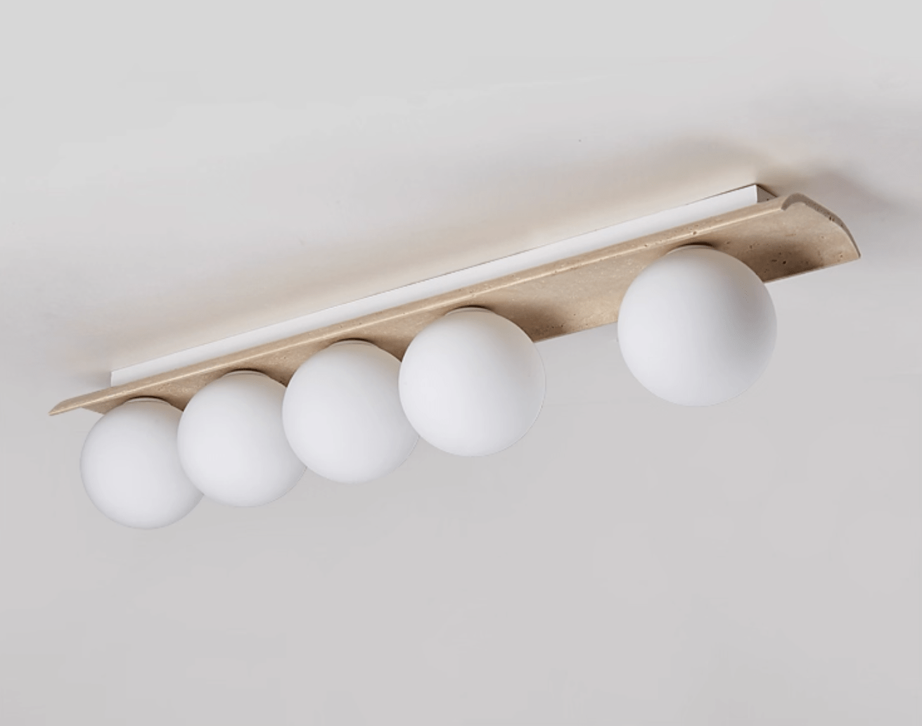 Orelie Moderne Minimaliste Travertin Plafonnier Lumière