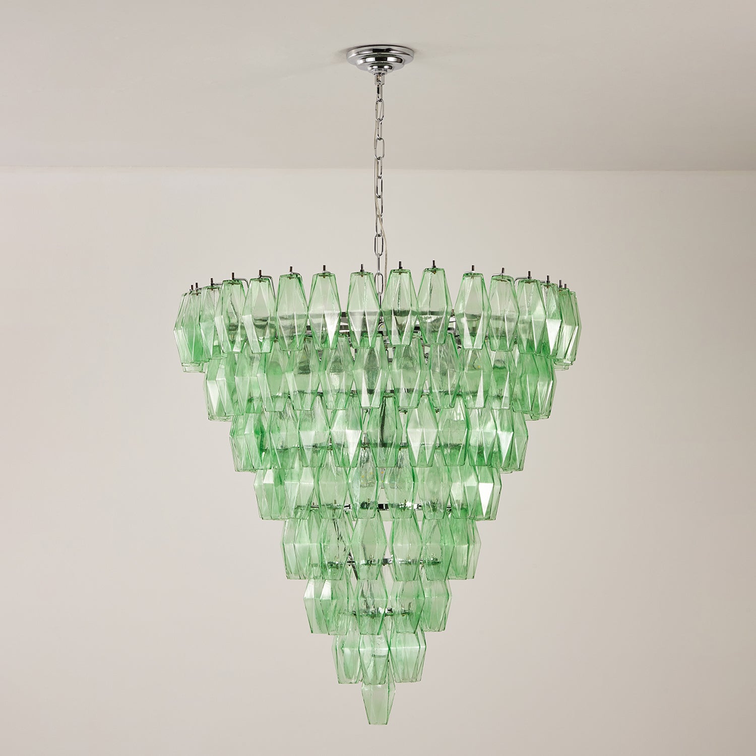 Orinelle Chandelier Prism-Tier Glass Cascade - Letslighting