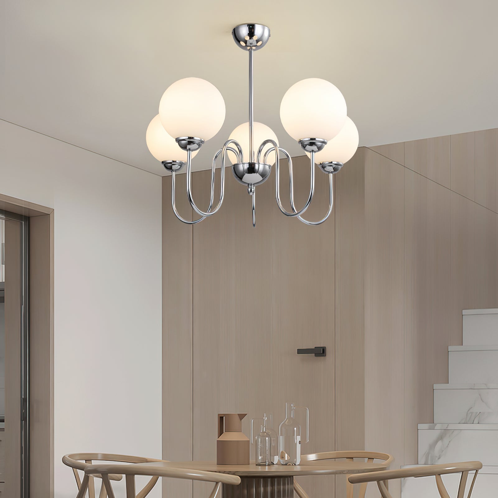 Ildorel Premium Nordic Art Brass Glass Chandelier - Lamp Copper