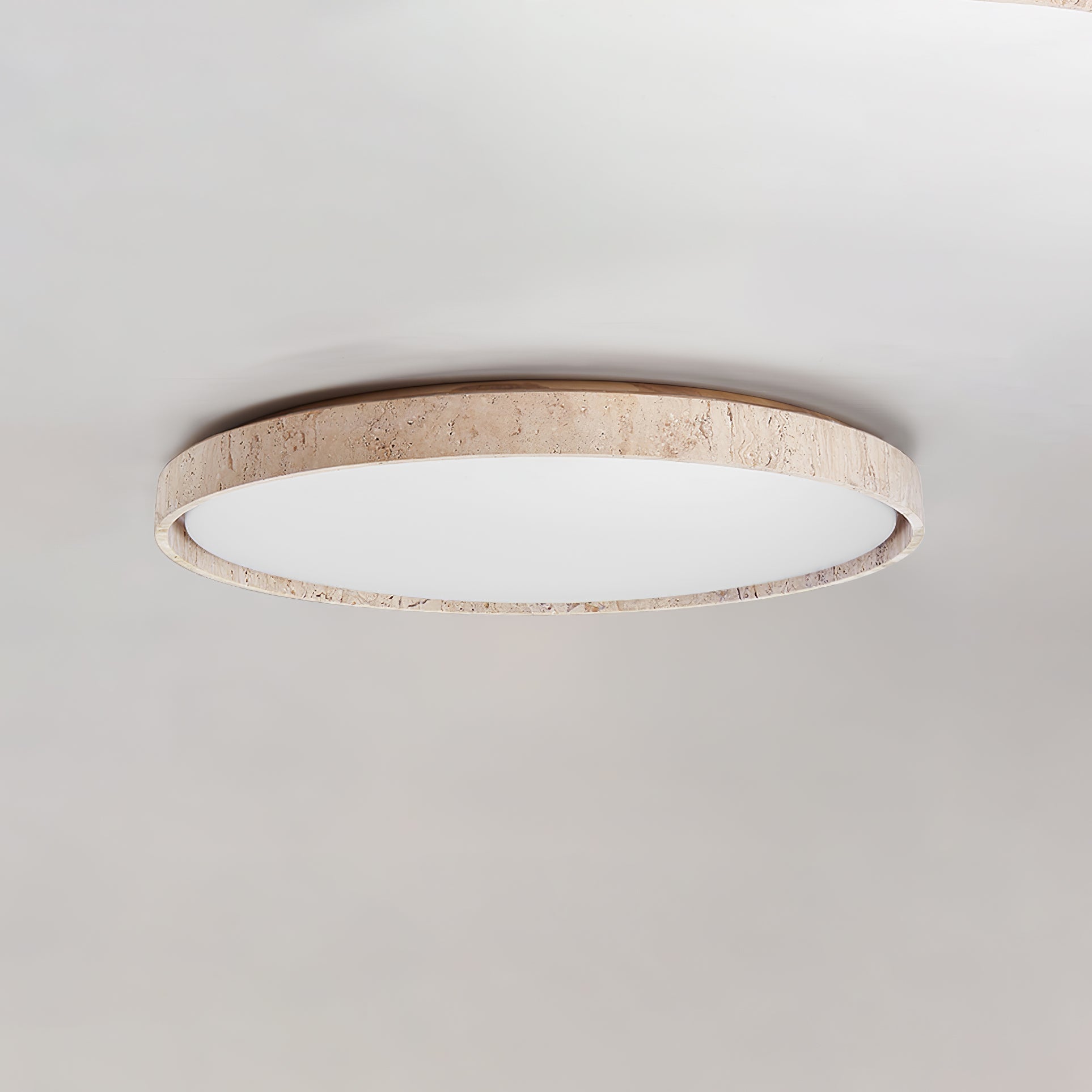 Kathy Travertine Round Ceiling Light - Letslighting