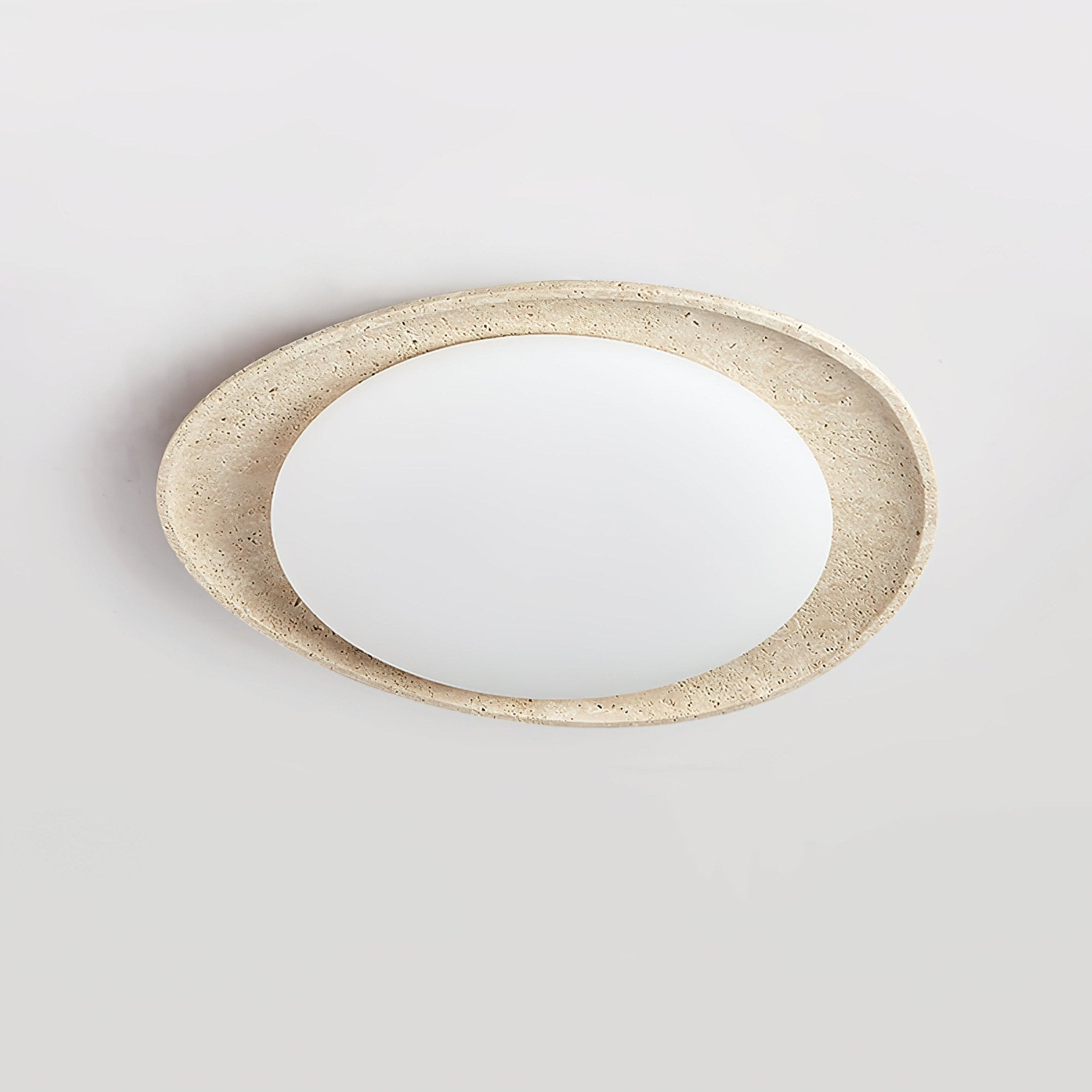 Cunorarae Organic Travertine Ceiling Light - Letslighting