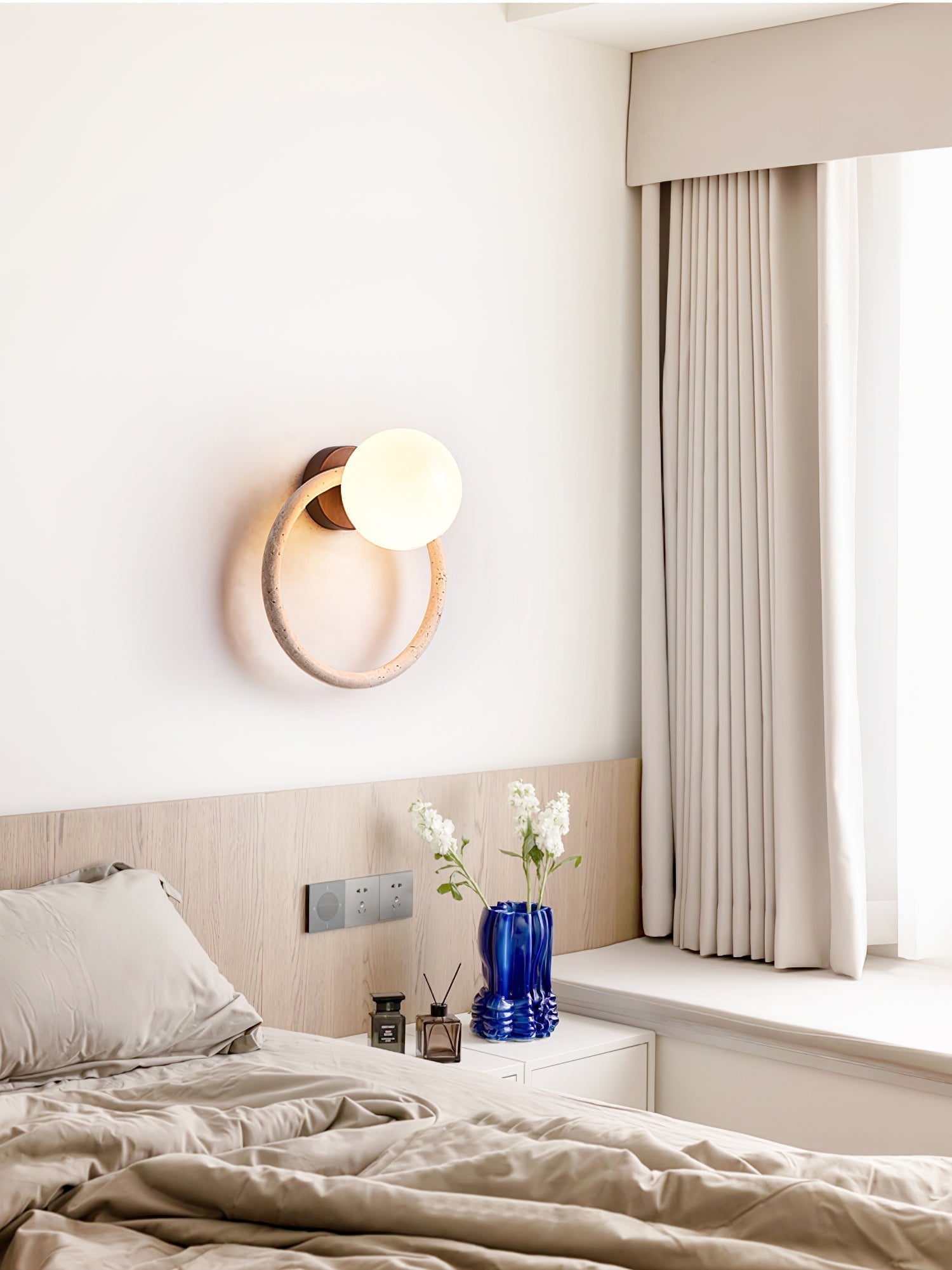 Idoryra Travertine Wall Light - Letslighting
