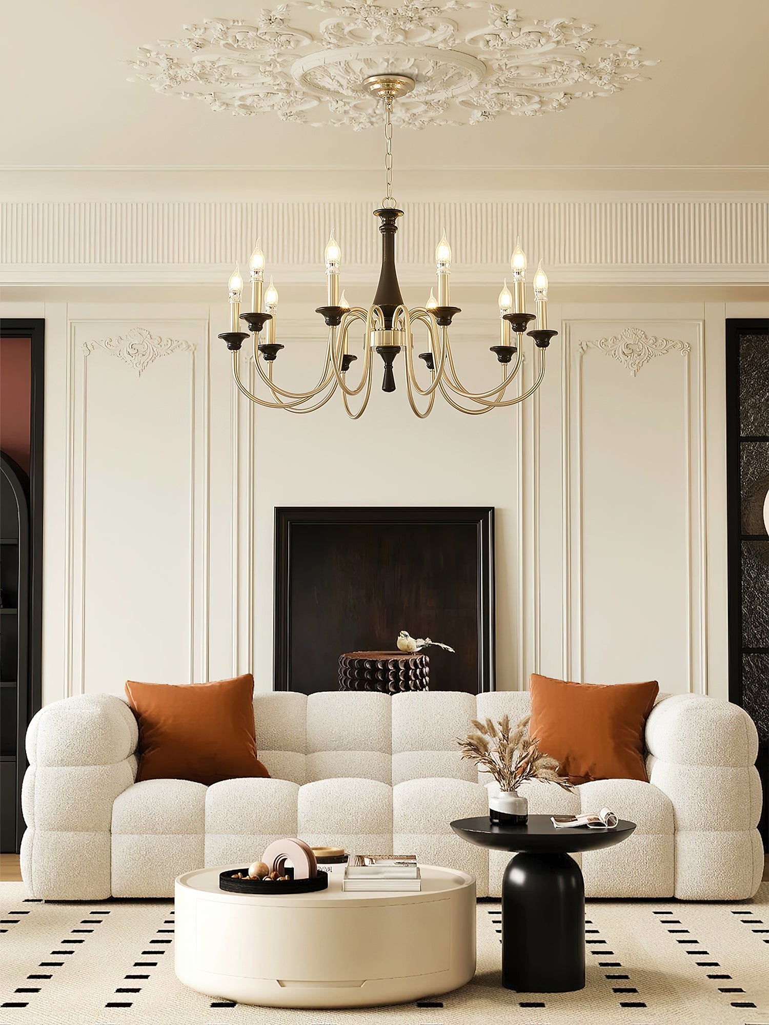 Orvella Lustre Élégant Moderne en Bois