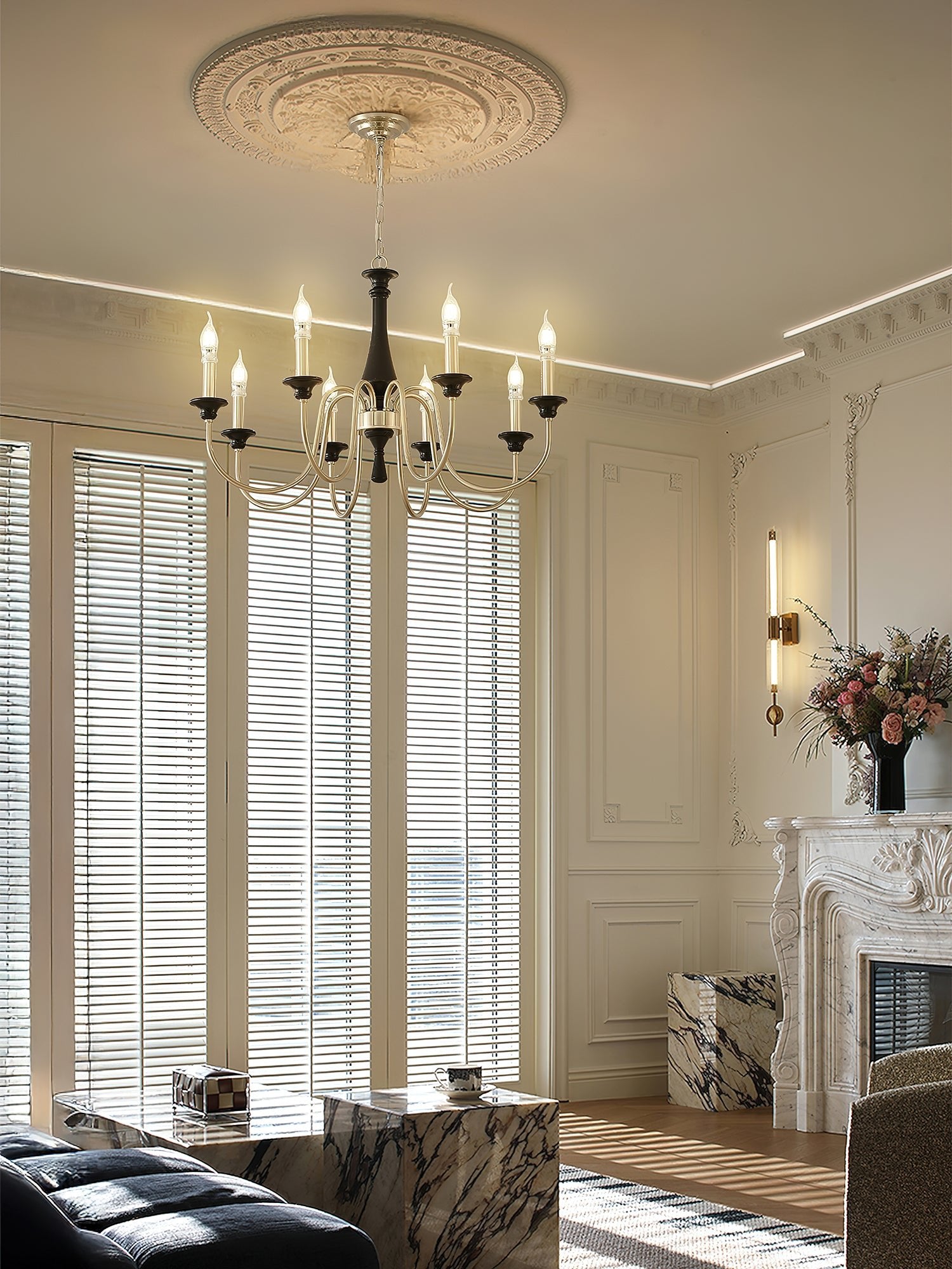 Orvella Lustre Élégant Moderne en Bois