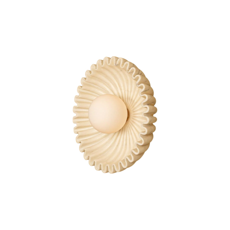 Ivvinen Premium Elegance Marble Glass Wall Lamp - Lamp Copper