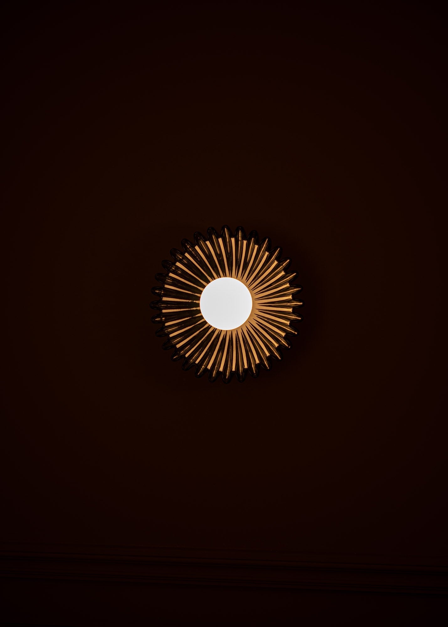 Ivvinen Premium Elegance Marble Glass Wall Lamp - Lamp Copper
