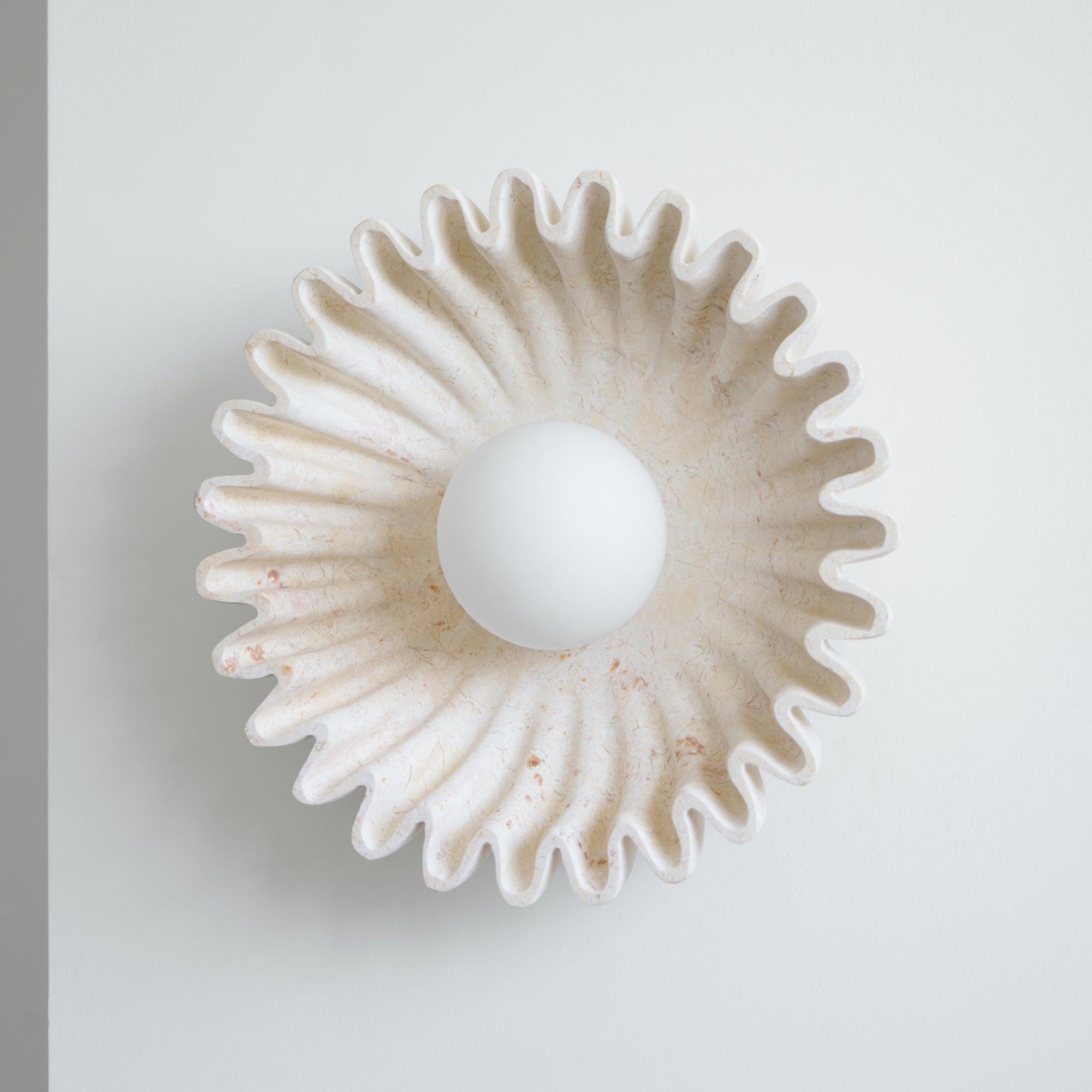 Ivvinen Premium Elegance Marble Glass Wall Lamp - Lamp Copper
