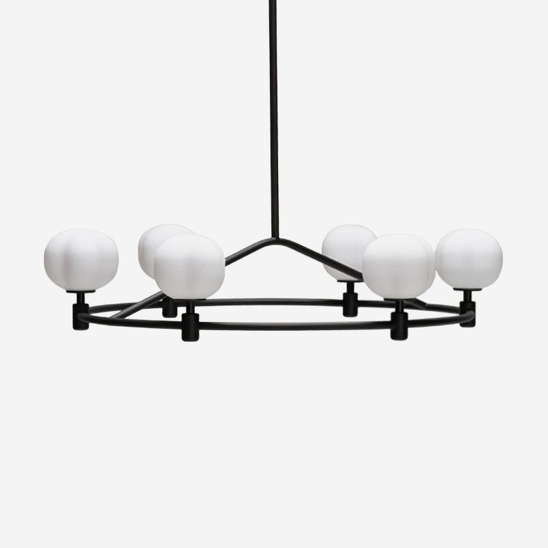 Pallina Chandelier Frosted Globe Ring - Letslighting