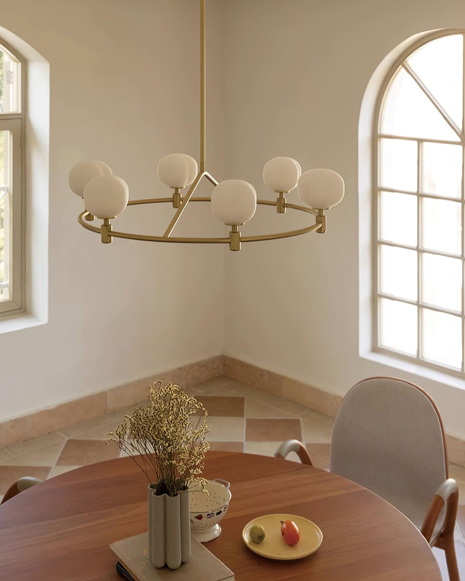 Pallina Chandelier Frosted Globe Ring - Letslighting