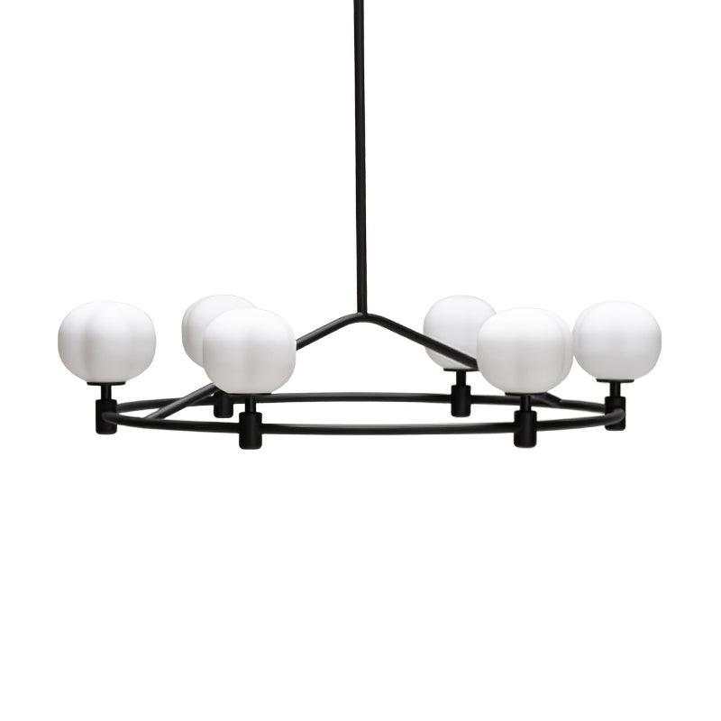 Pallina Chandelier Frosted Globe Ring - Letslighting