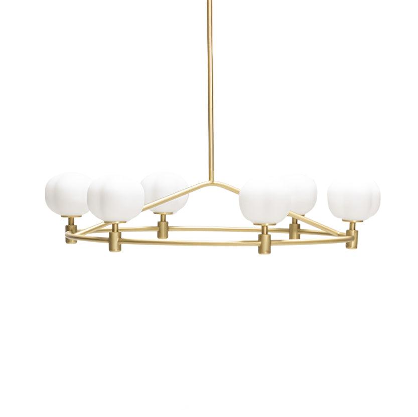 Pallina Chandelier Frosted Globe Ring - Letslighting