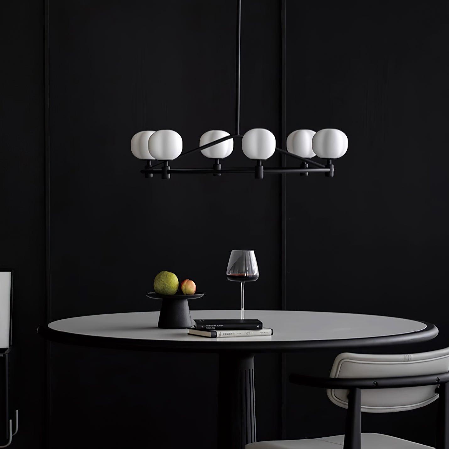 Pallina Chandelier Frosted Globe Ring - Letslighting