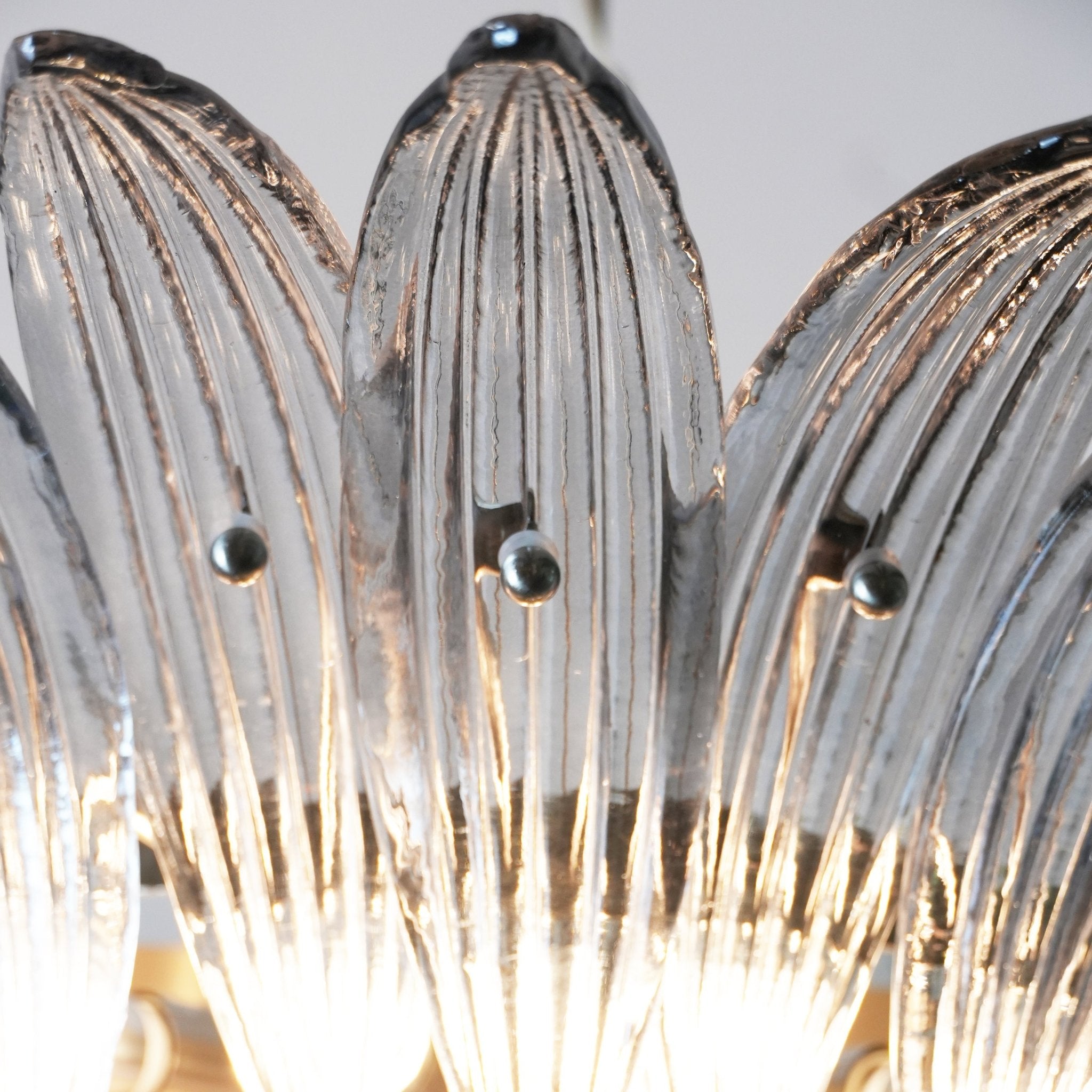 Aurora Chandelier Murano Glass Palm Leaf Tiered - Letslighting