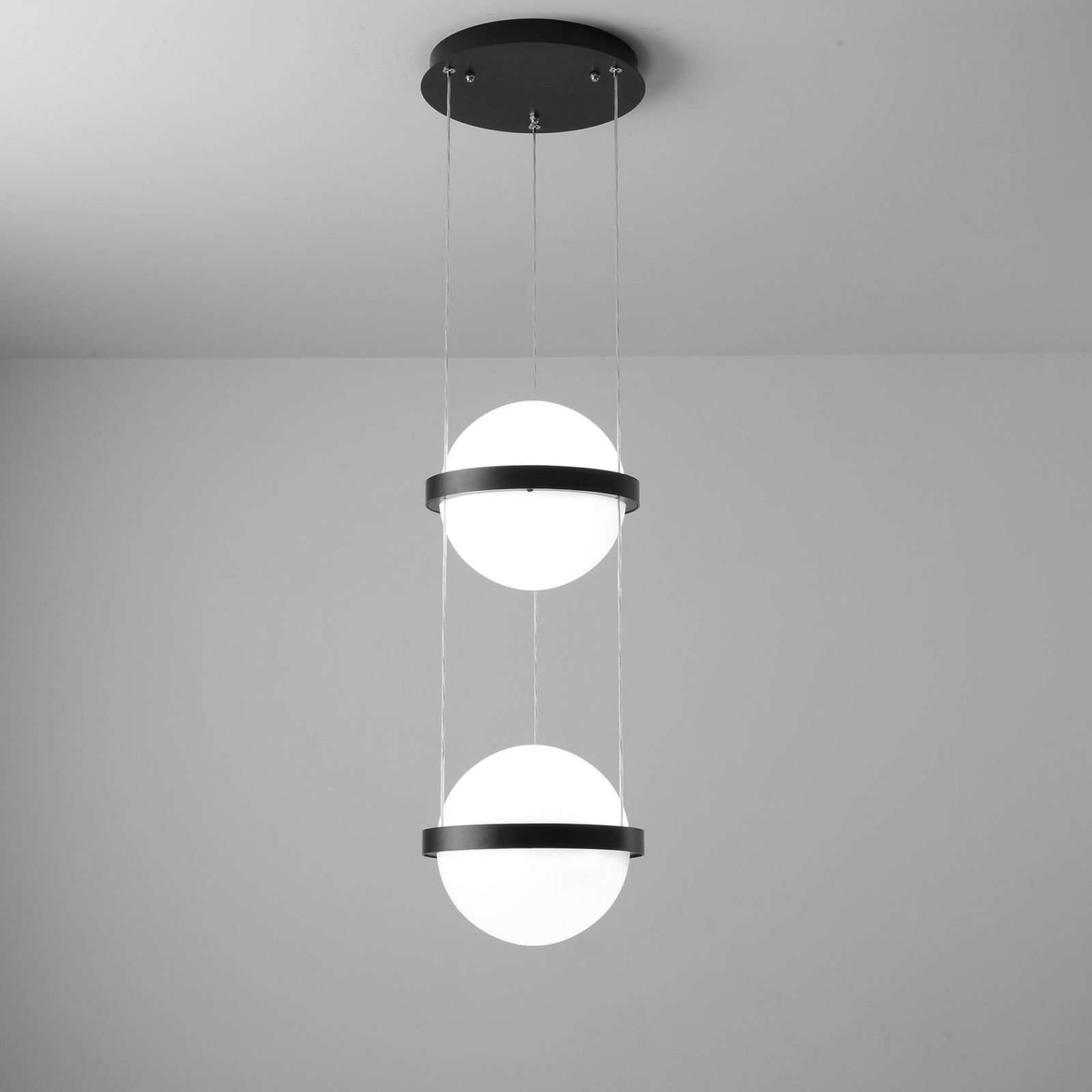 Vacaria Modern Minimalist Metal Plastic Pendant Lamp - Lamp Copper