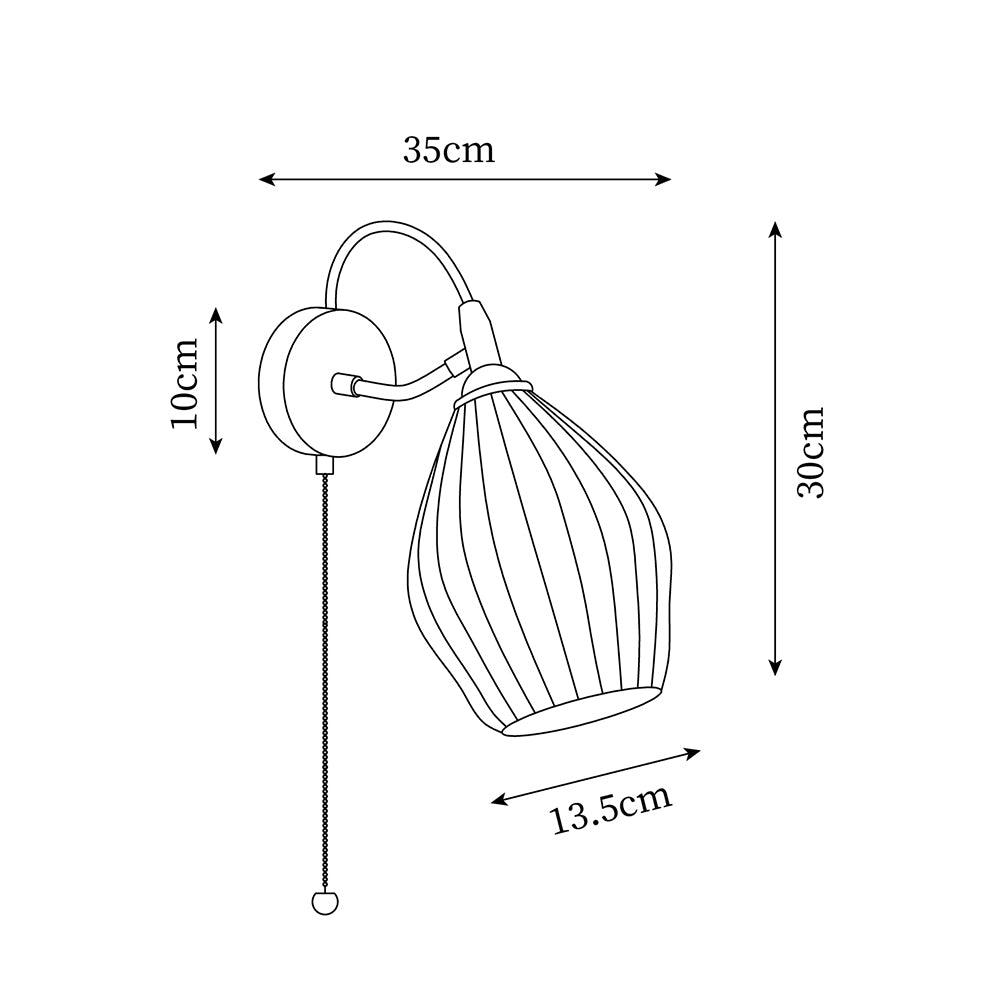 Amira Ceramic Wall Lamp - Letslighting