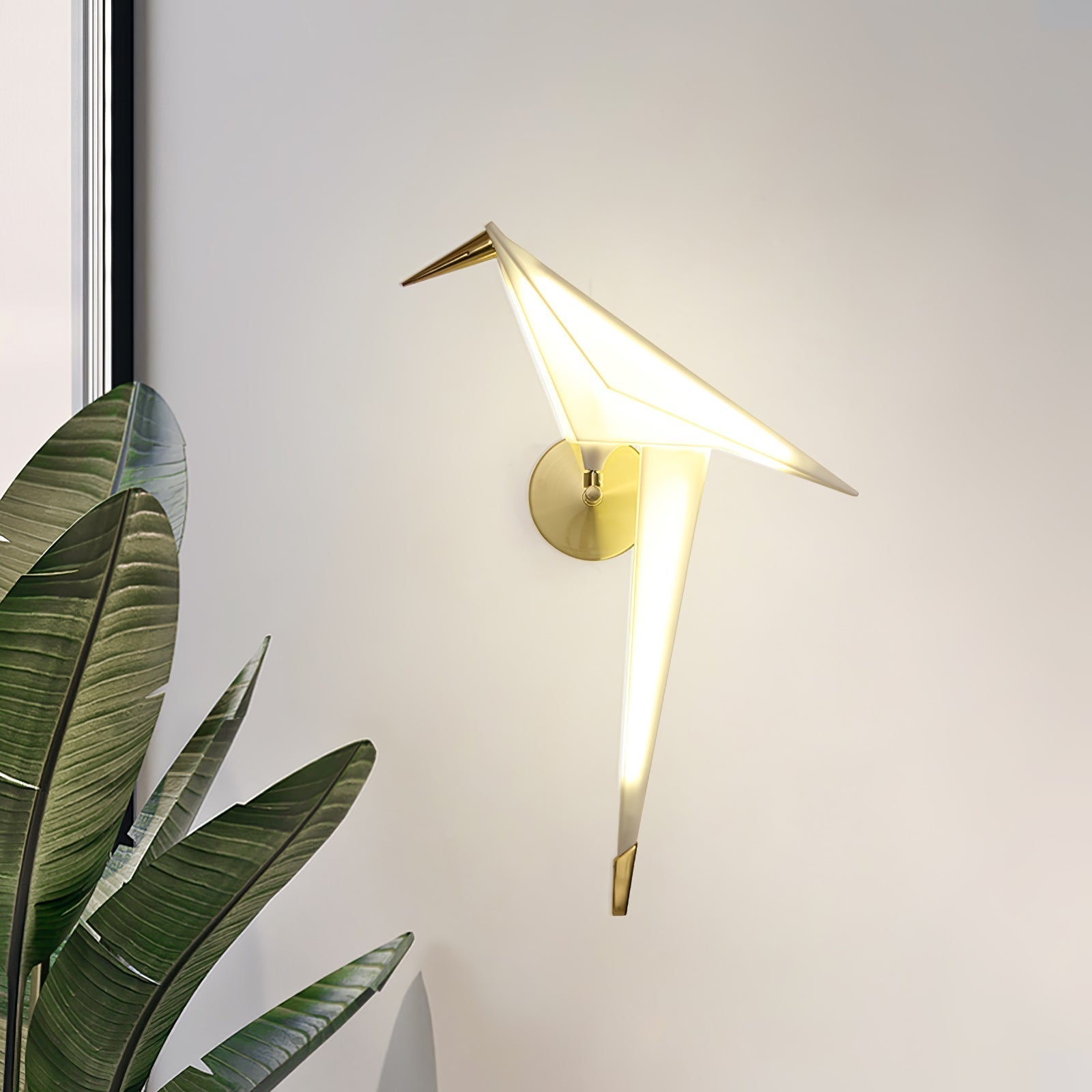 Paper Crane Wall Lamp - Blowlighting