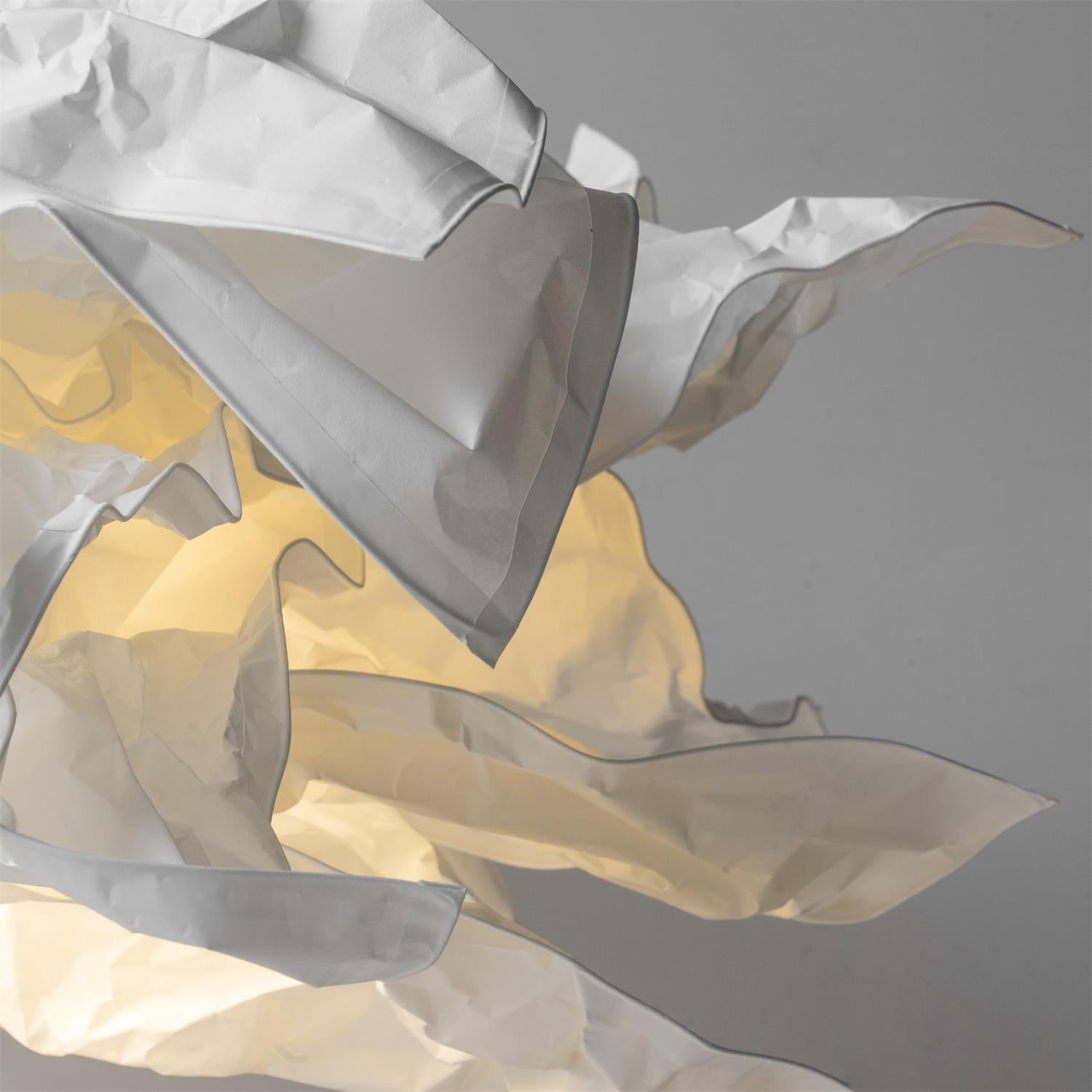 Paper Plug-In Pendant Lamp Pleated Origami Form - Letslighting