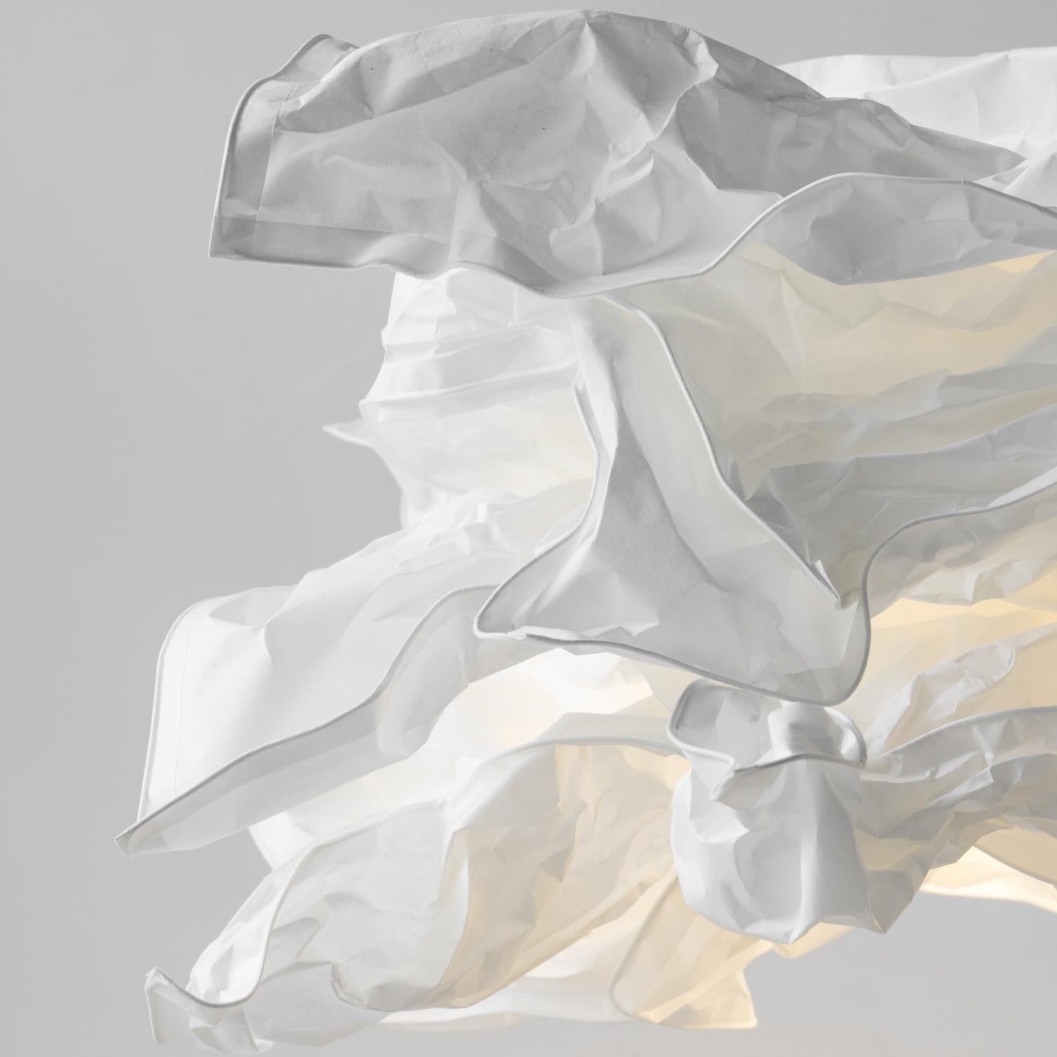 Paper Plug-In Pendant Lamp Pleated Origami Form - Letslighting