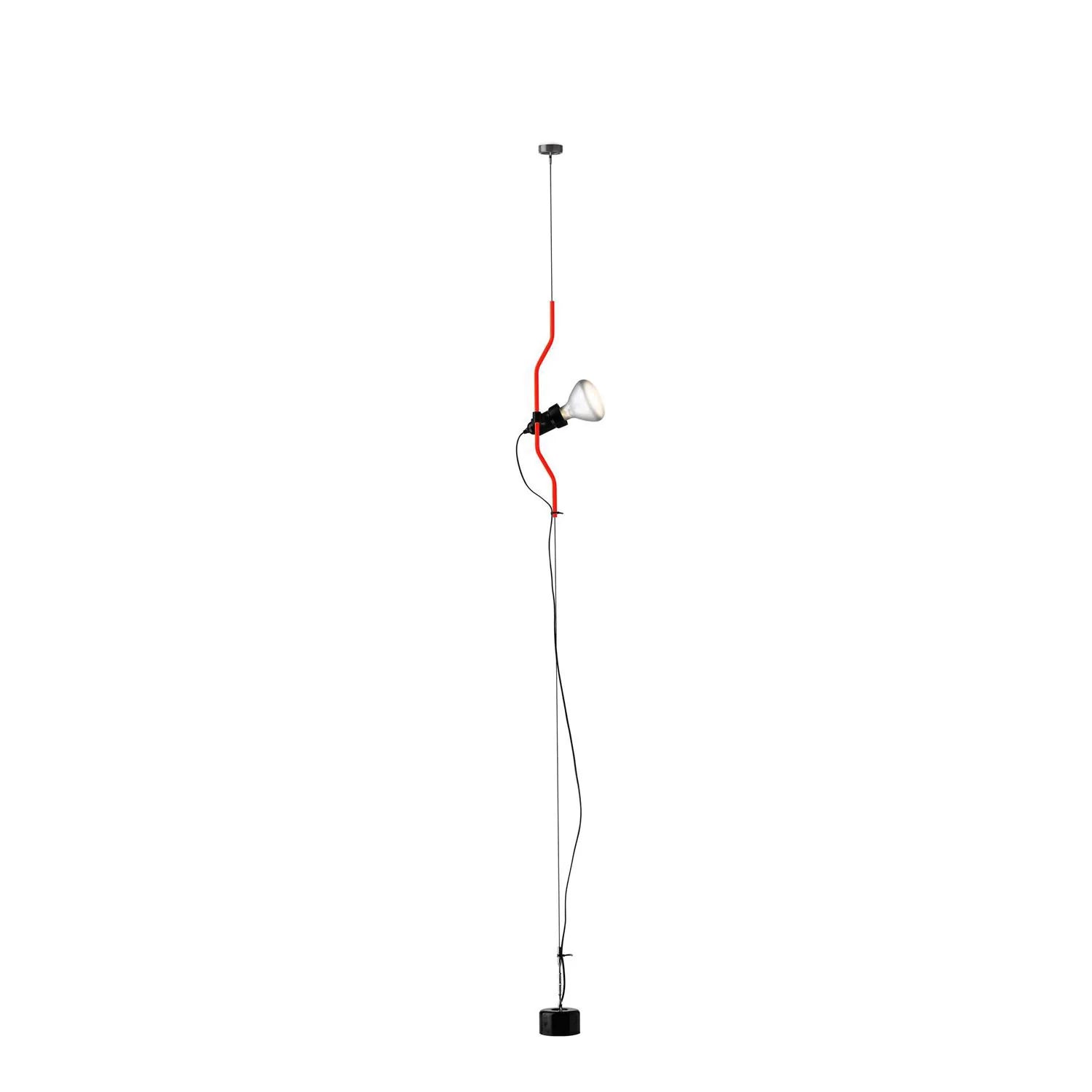 Silva Minimalist Metal Black White Red Pendant Light Dining Room Bedroom