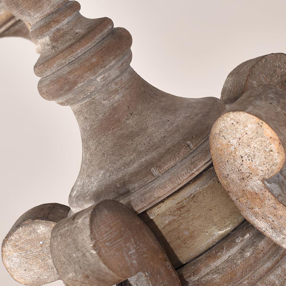 Parrotuncle Wooden Candle Chandelier - Blowlighting