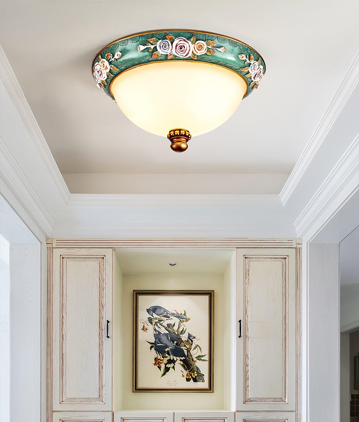 Pastoral Bowl Ceiling Light - Blowlighting