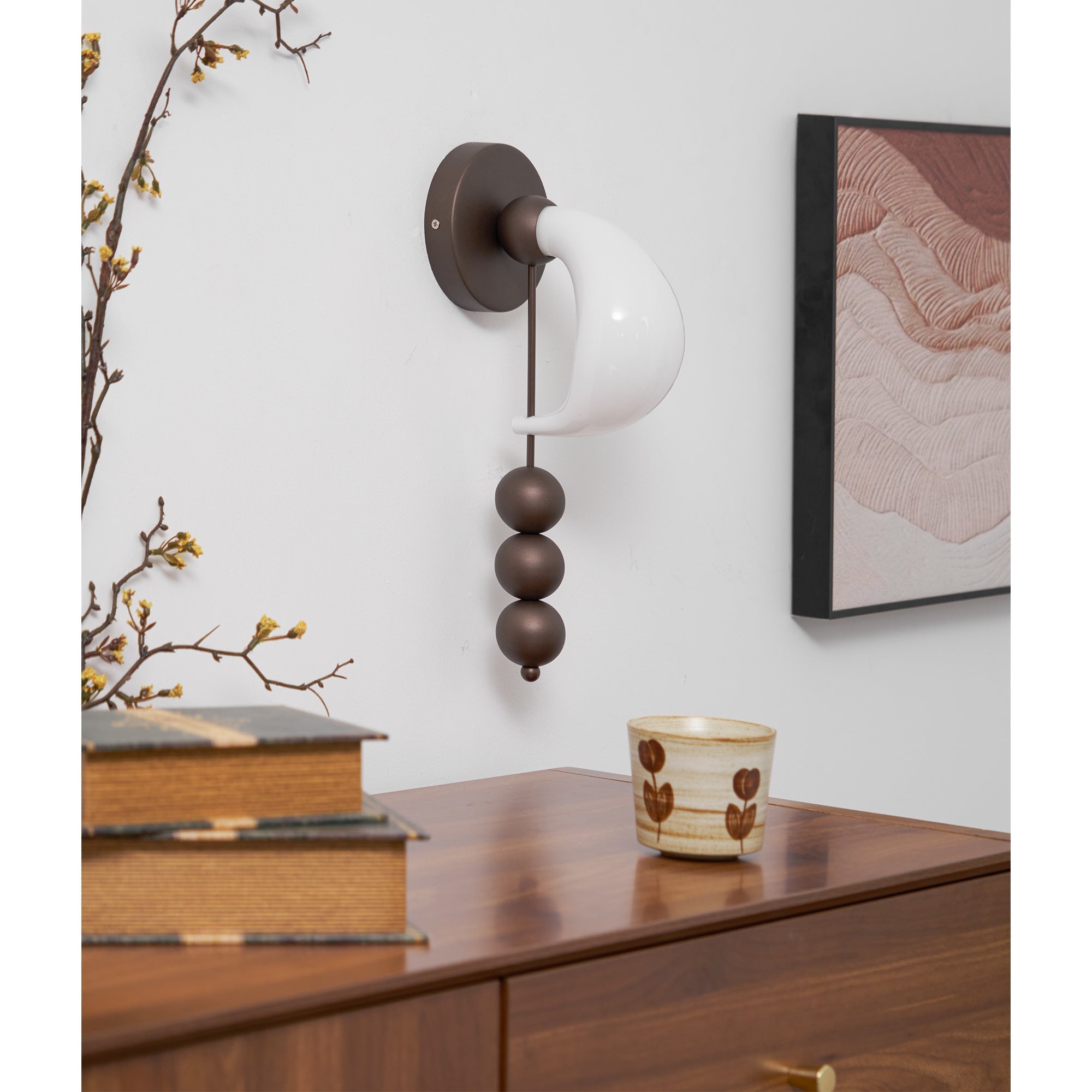 Vesilara Creativity Modern Minimalist Glass Wall Lamp - Lamp Copper