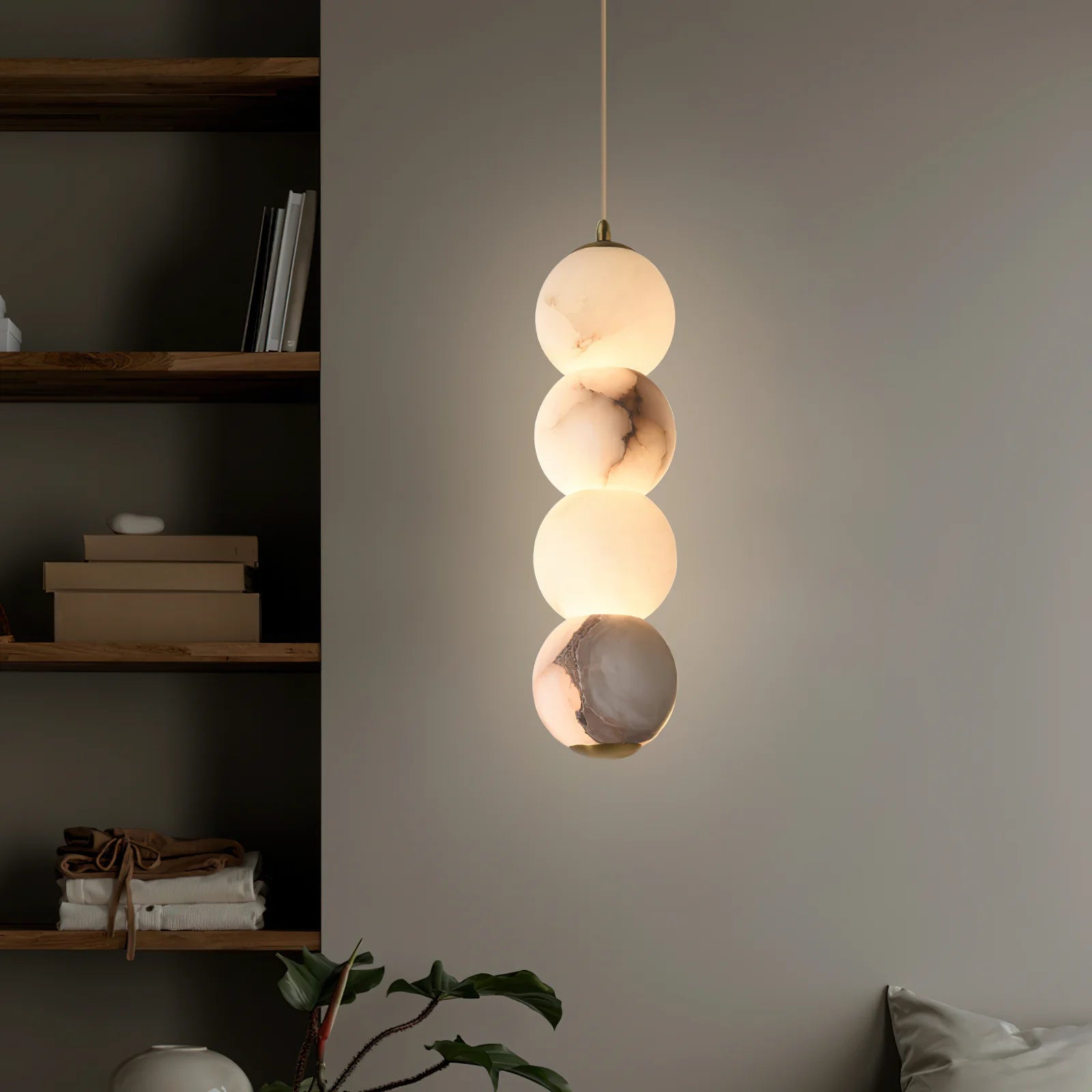 Silva Minimalism Metal Resin Pendant Light Dining Room Bedroom
