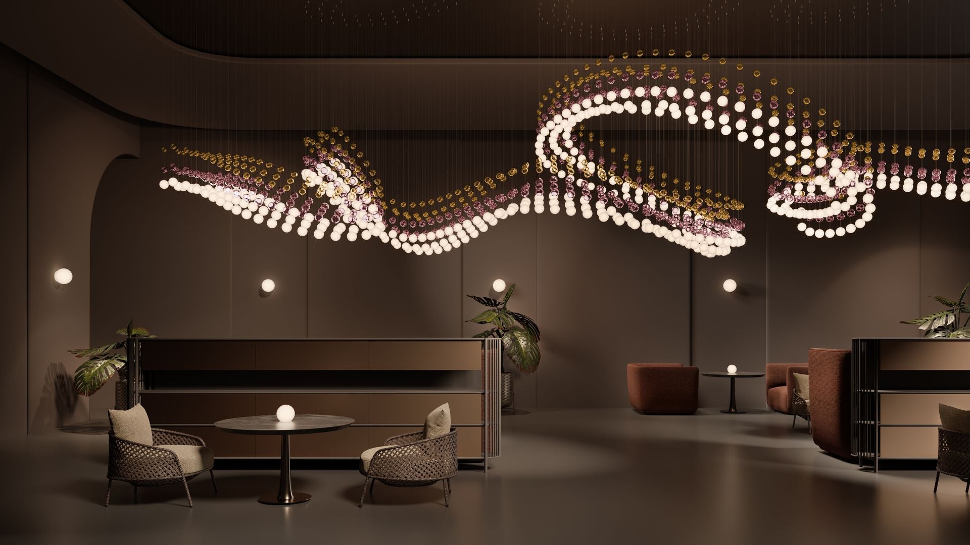 Pearl Curtain Customize Chandelier - Vakkerlight