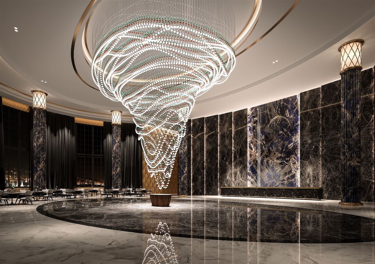 Pearl Curtain Customize Chandelier - Vakkerlight