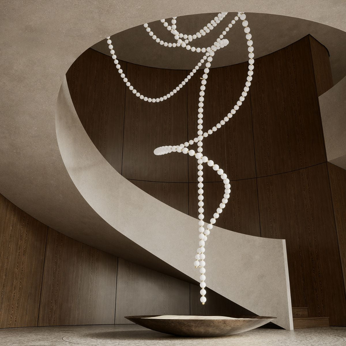 Pearl Suspension Personnalisable Métal Verre Lustre