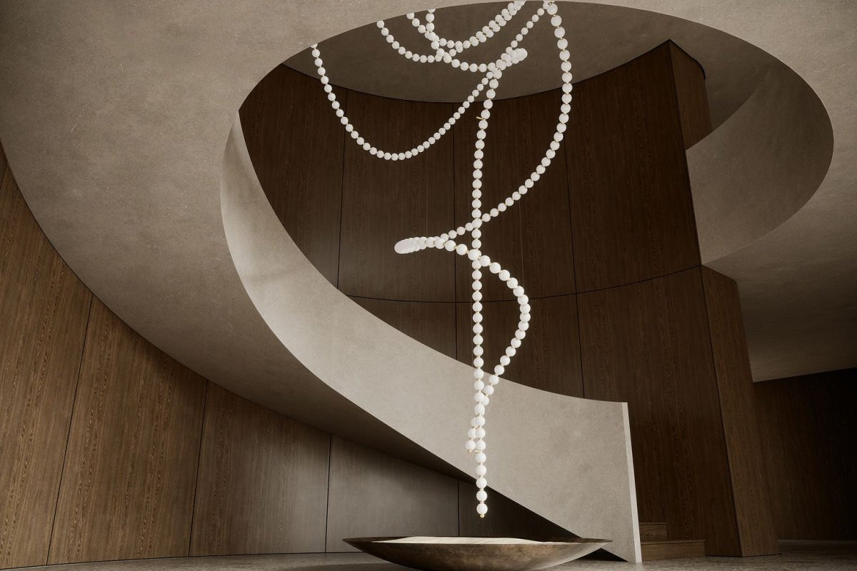Pearl Suspension Personnalisable Métal Verre Lustre