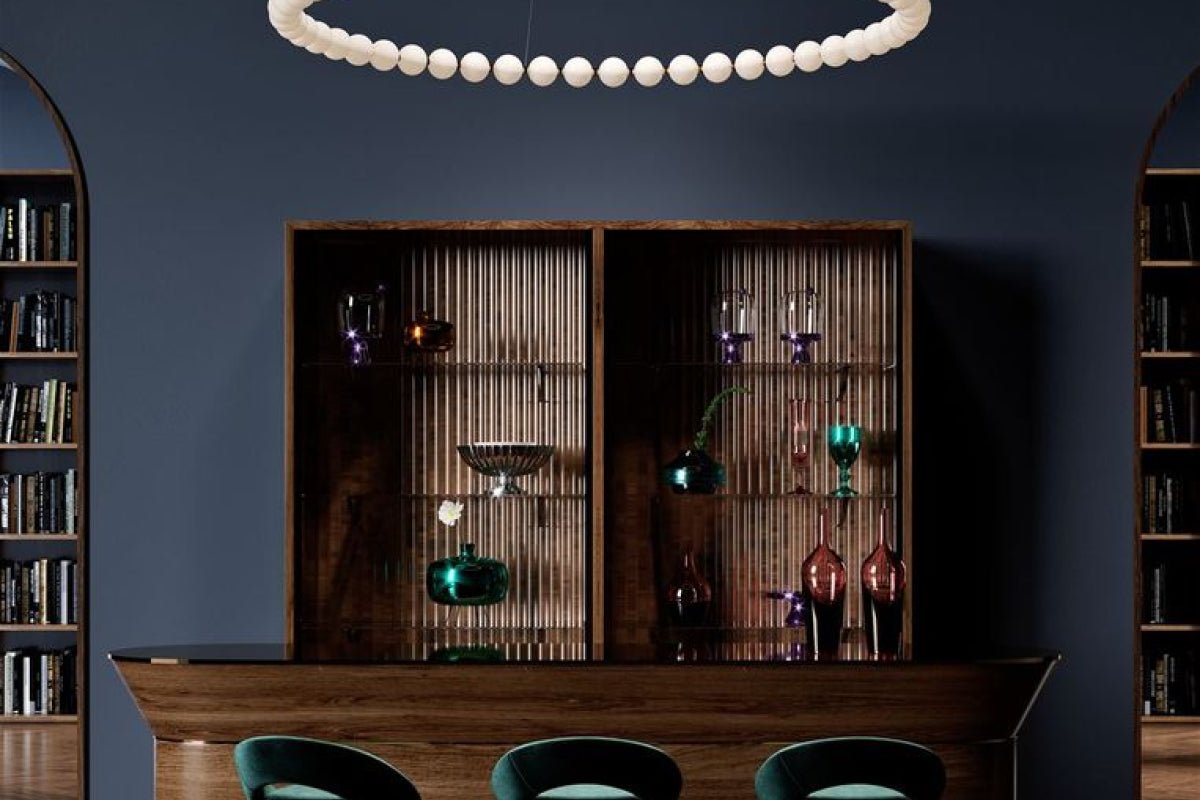 Pearl Suspension Personnalisable Métal Verre Lustre