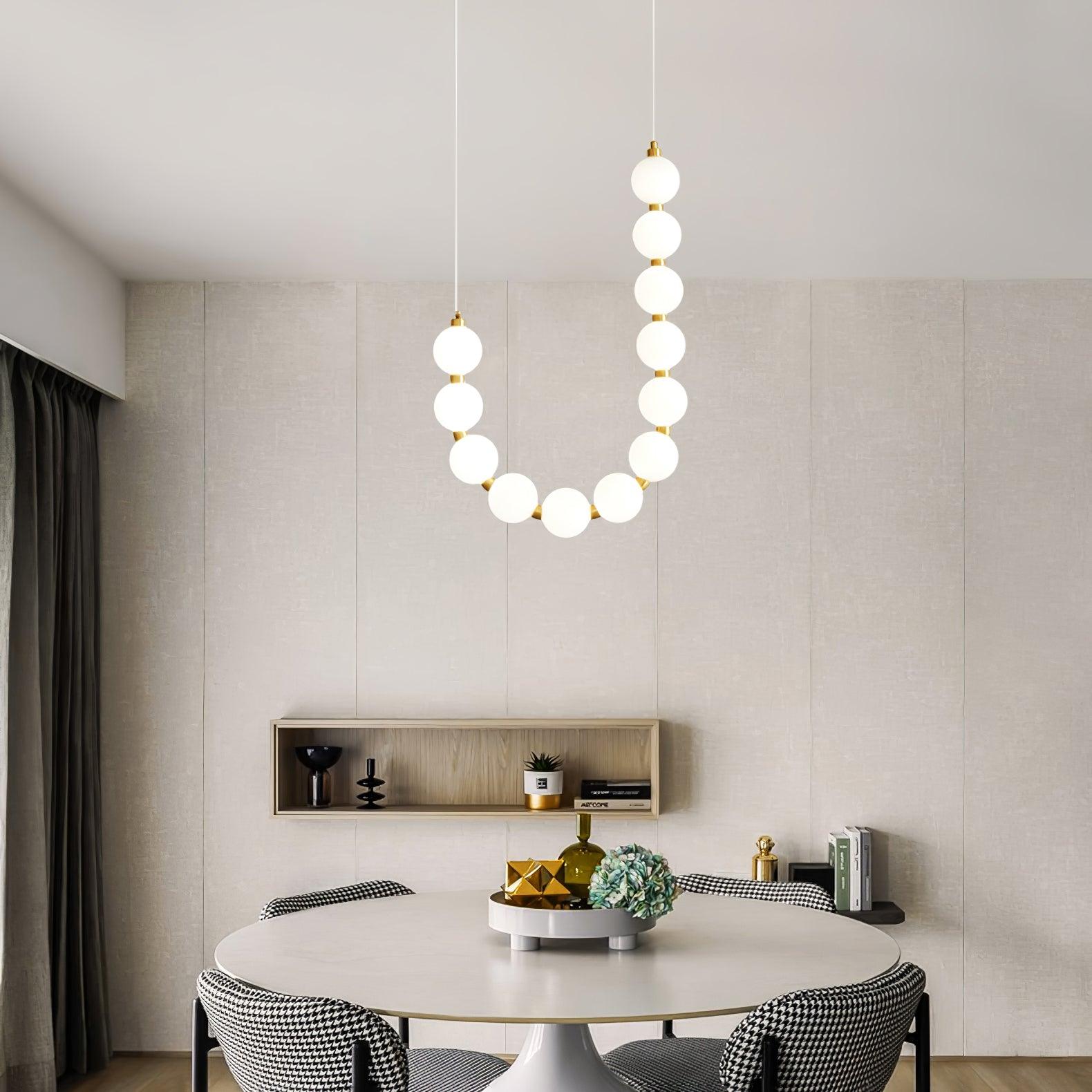 Pearl Modernl Glass Chandelier - Blowlighting