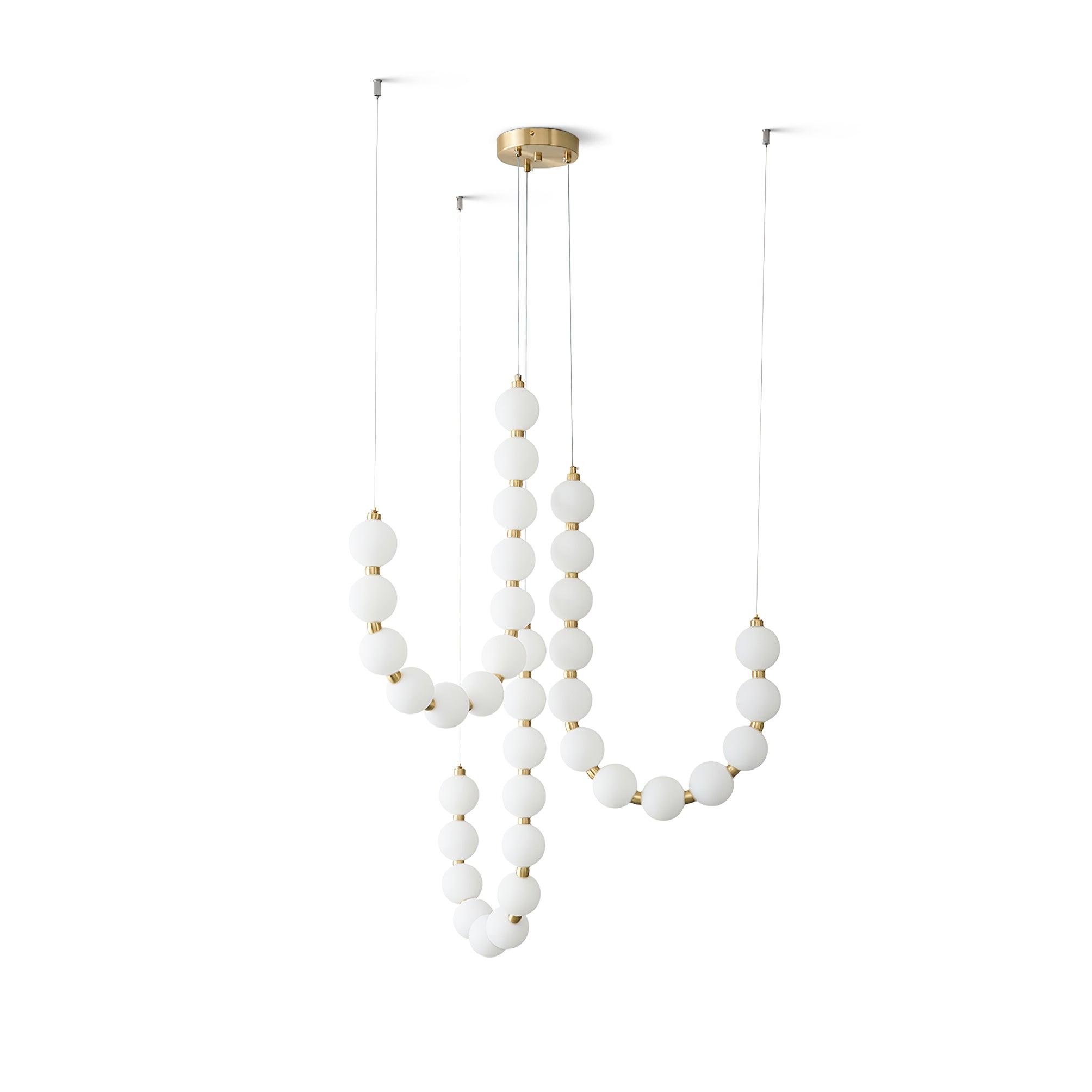 Pearl Modernl Glass Chandelier - Blowlighting