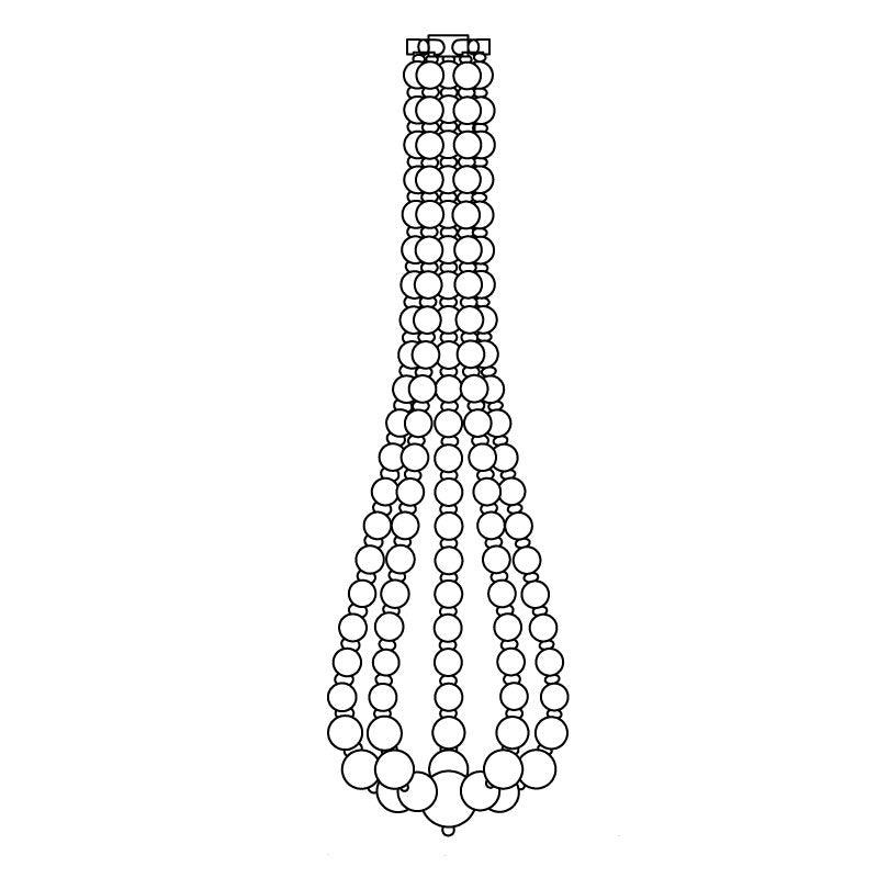 Petal Chandelier Luxurious Pearl Necklace - Letslighting