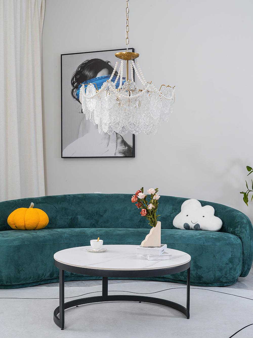 Pearls Glass Chandelier - Blowlighting