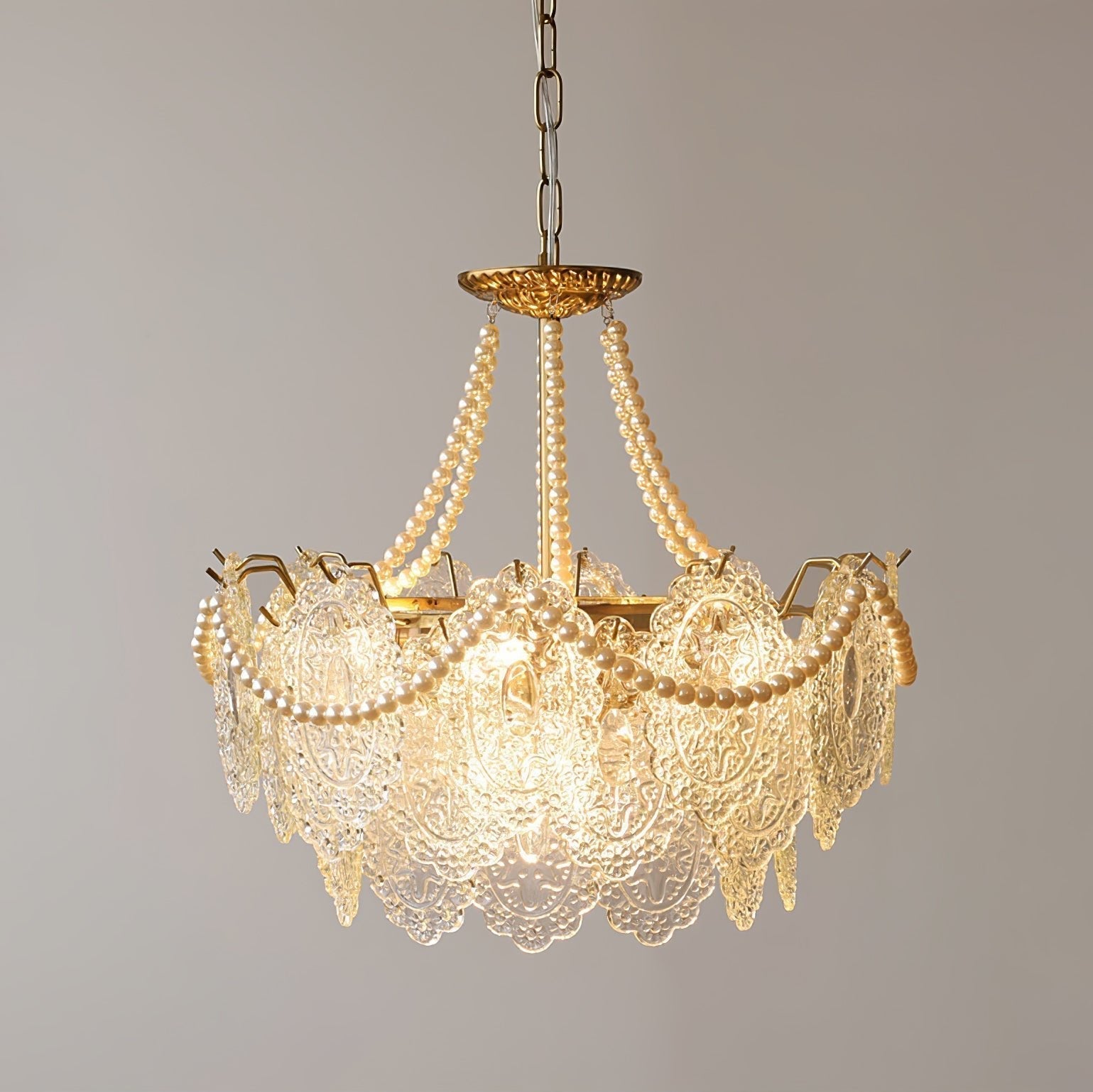 Pearls Glass Chandelier - Blowlighting