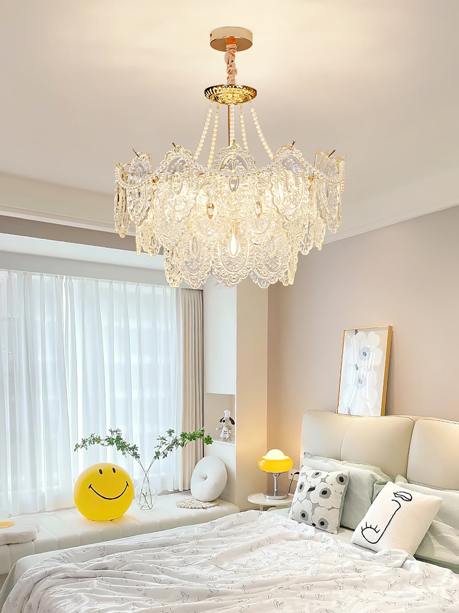 Pearls Glass Chandelier - Blowlighting