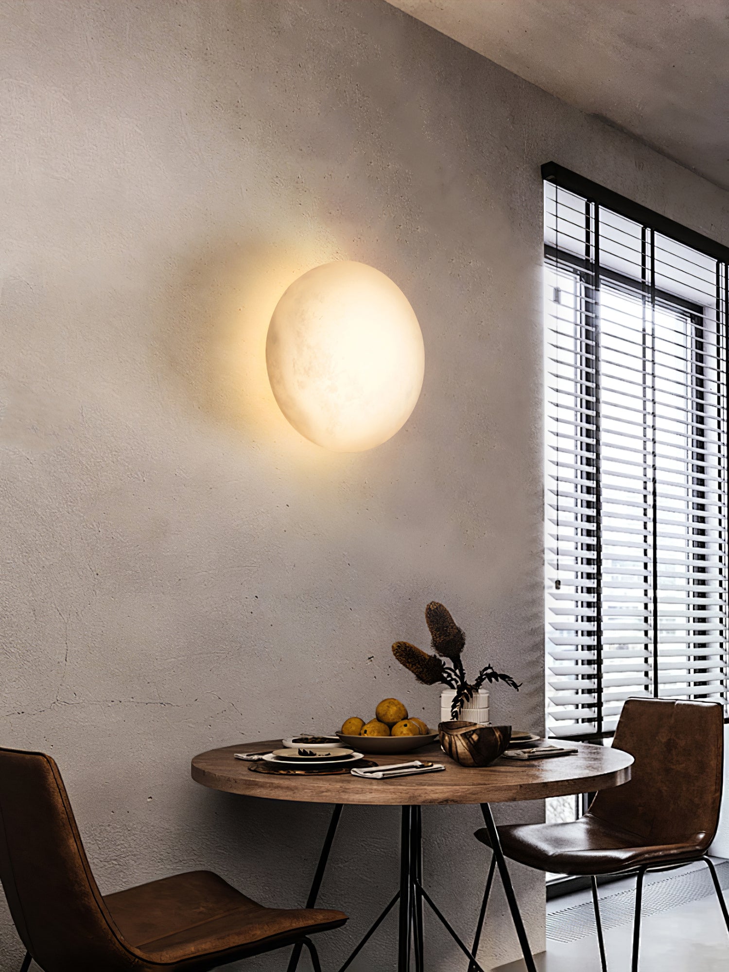 Eurthais Minimalist Alabaster Wall Light - Letslighting