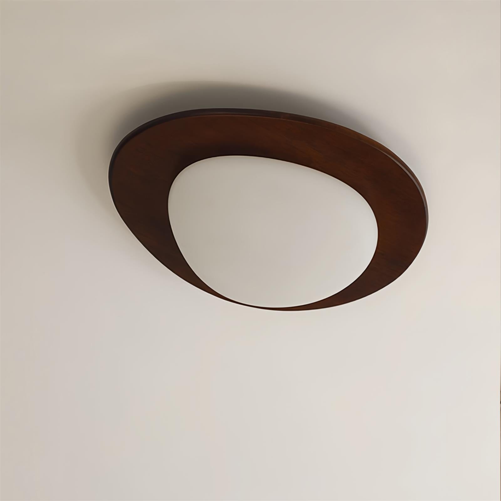 Pebble Wooden Ceiling Light - Blowlighting