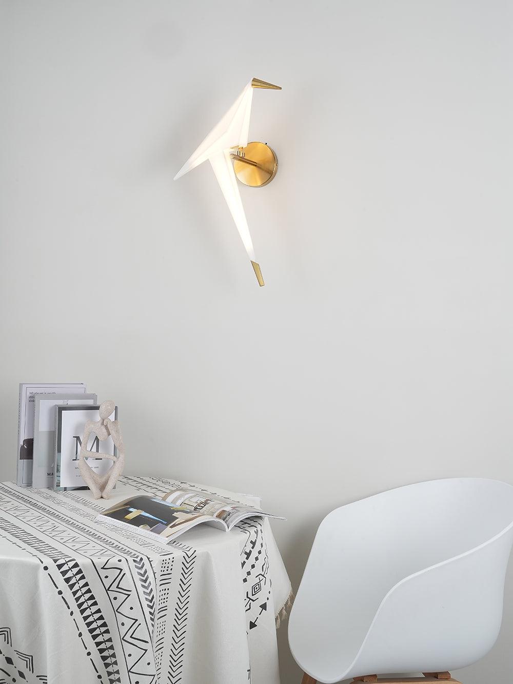 Paper Crane Wall Lamp - Blowlighting
