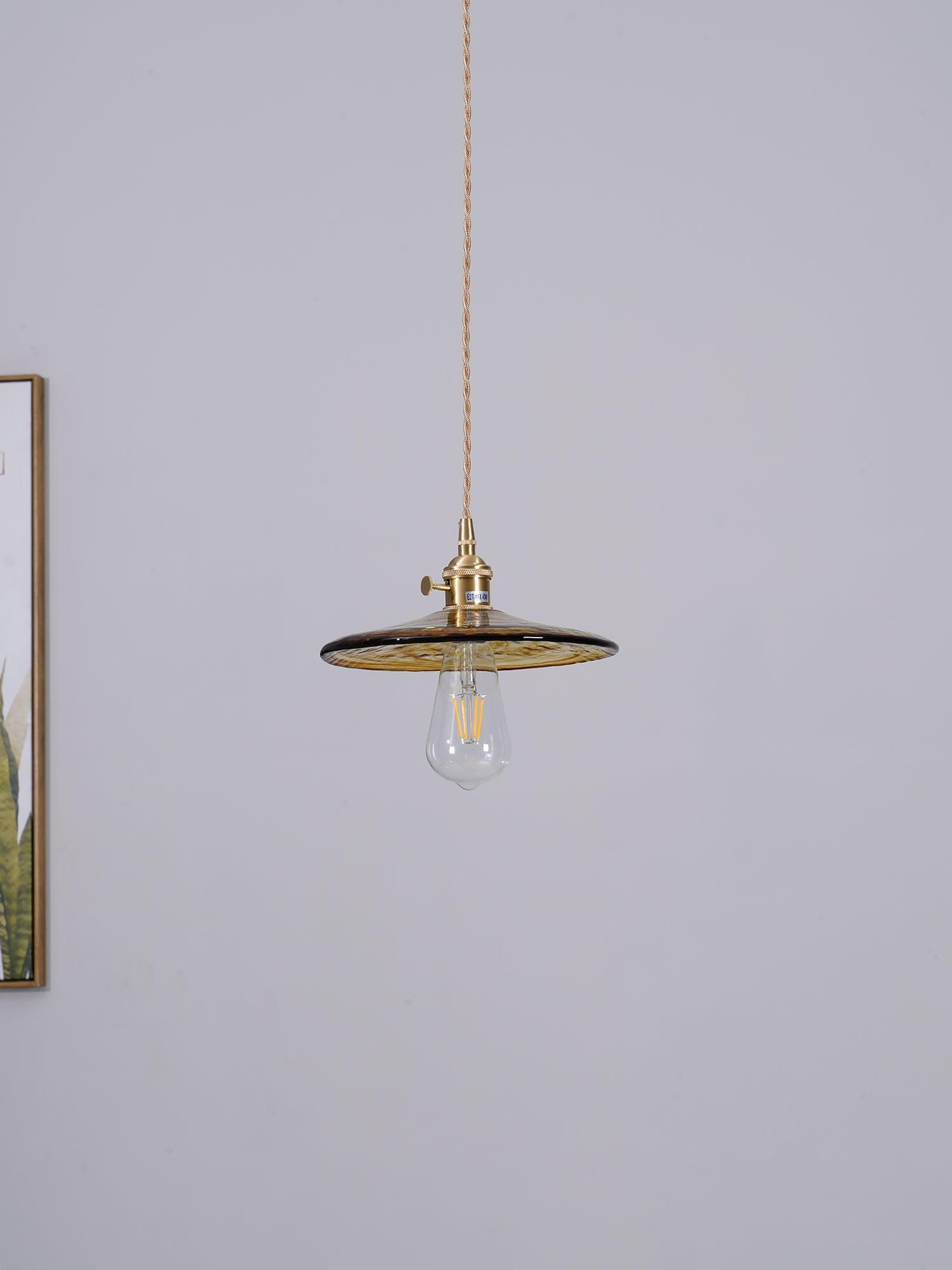 Sage Vintage Glass Pendant Light - Blowlighting