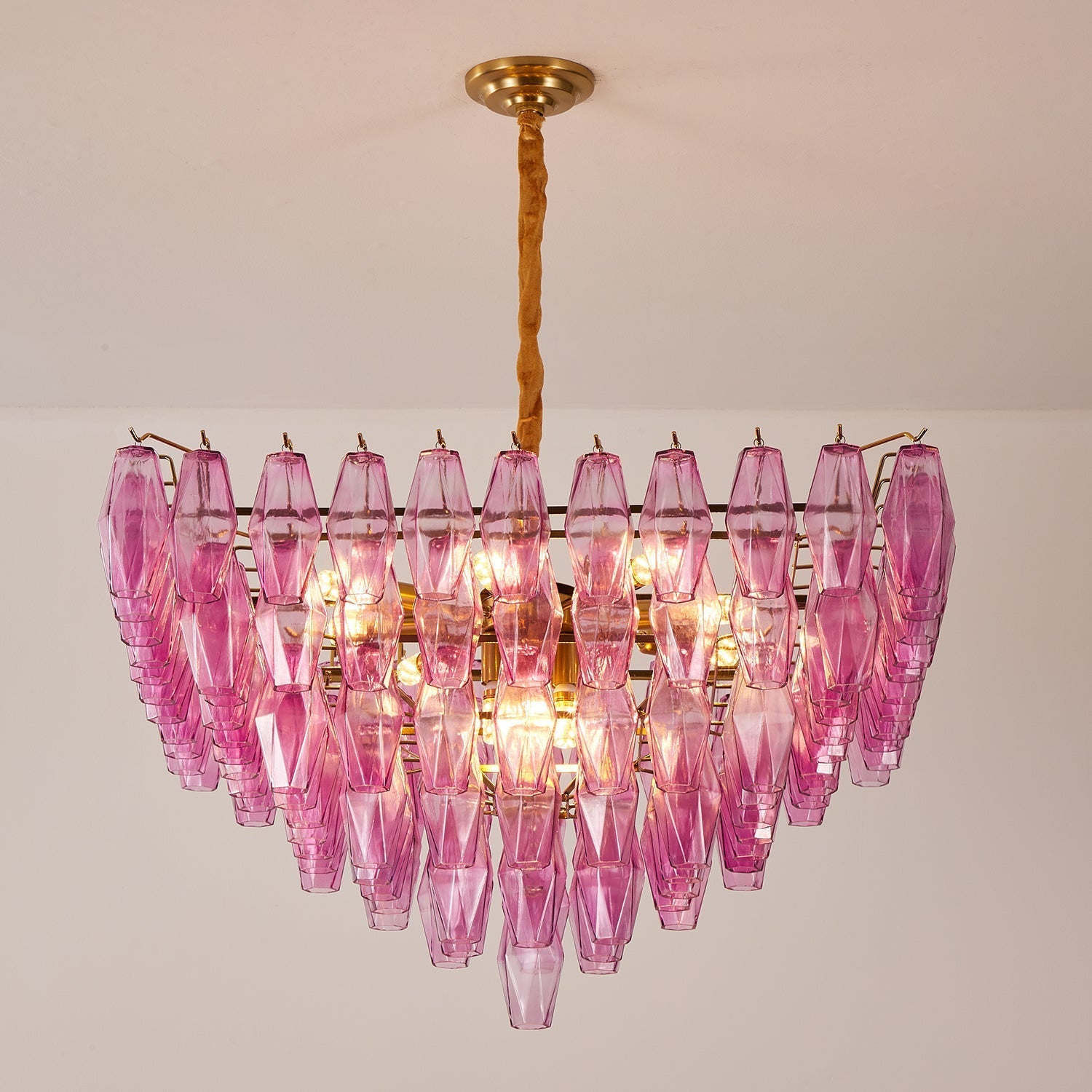Petralyn Chandelier Prism Cascade - Letslighting