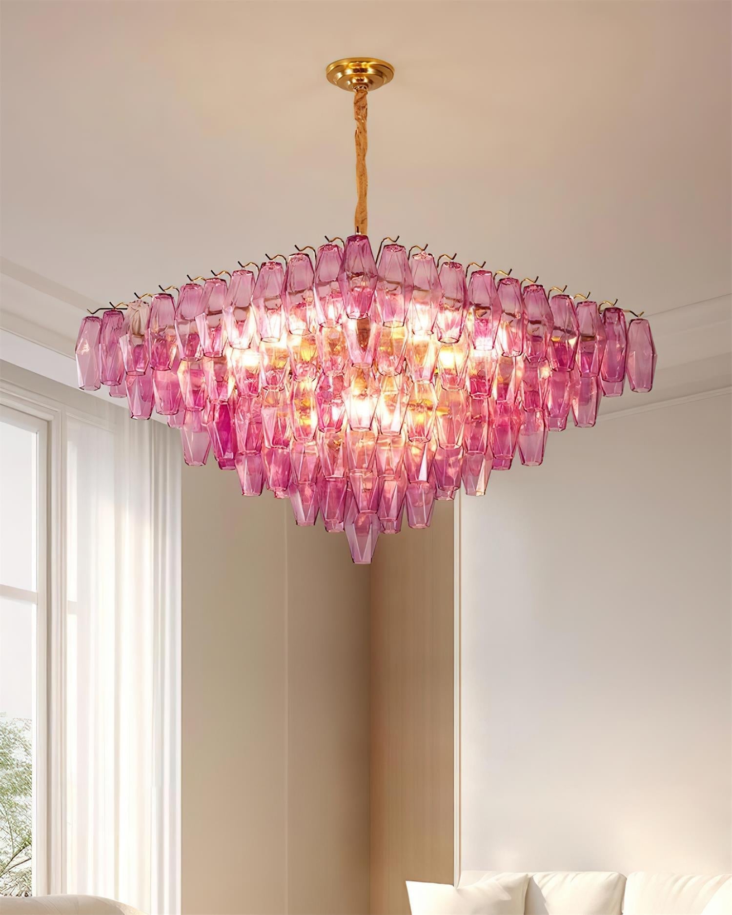 Petralyn Chandelier Prism Cascade - Letslighting