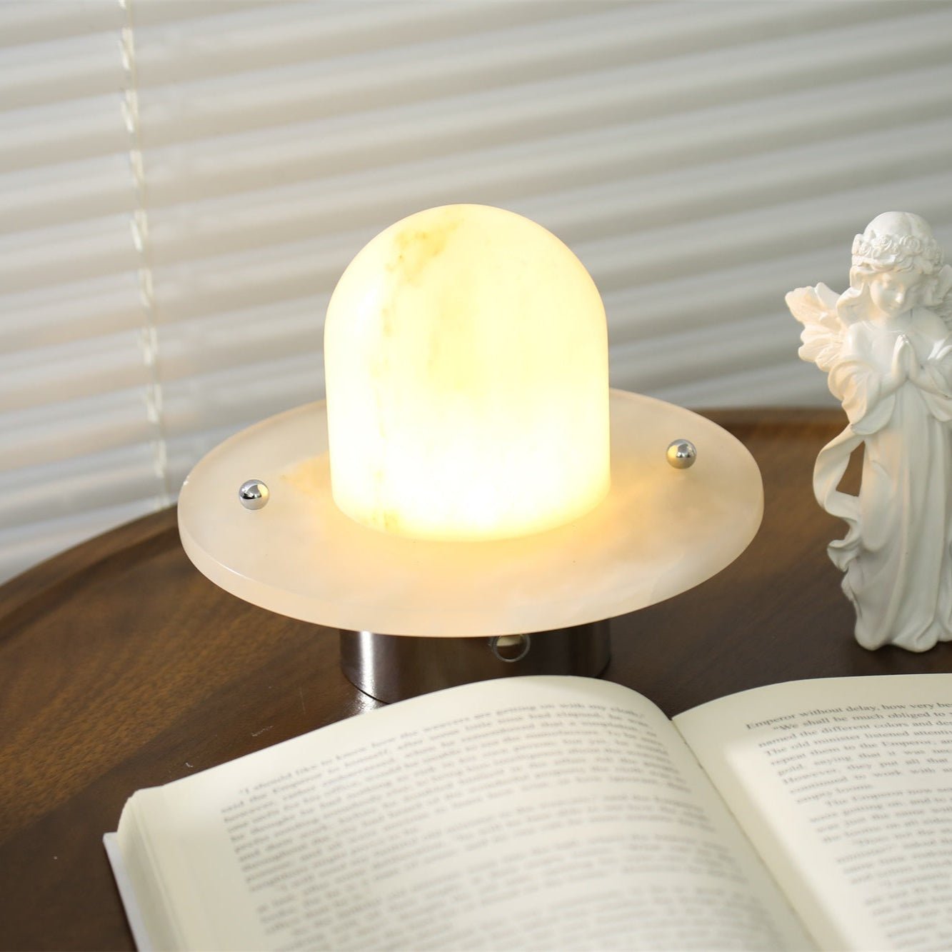 Petrified Moderne Minimaliste Alabastre Lampe de Table