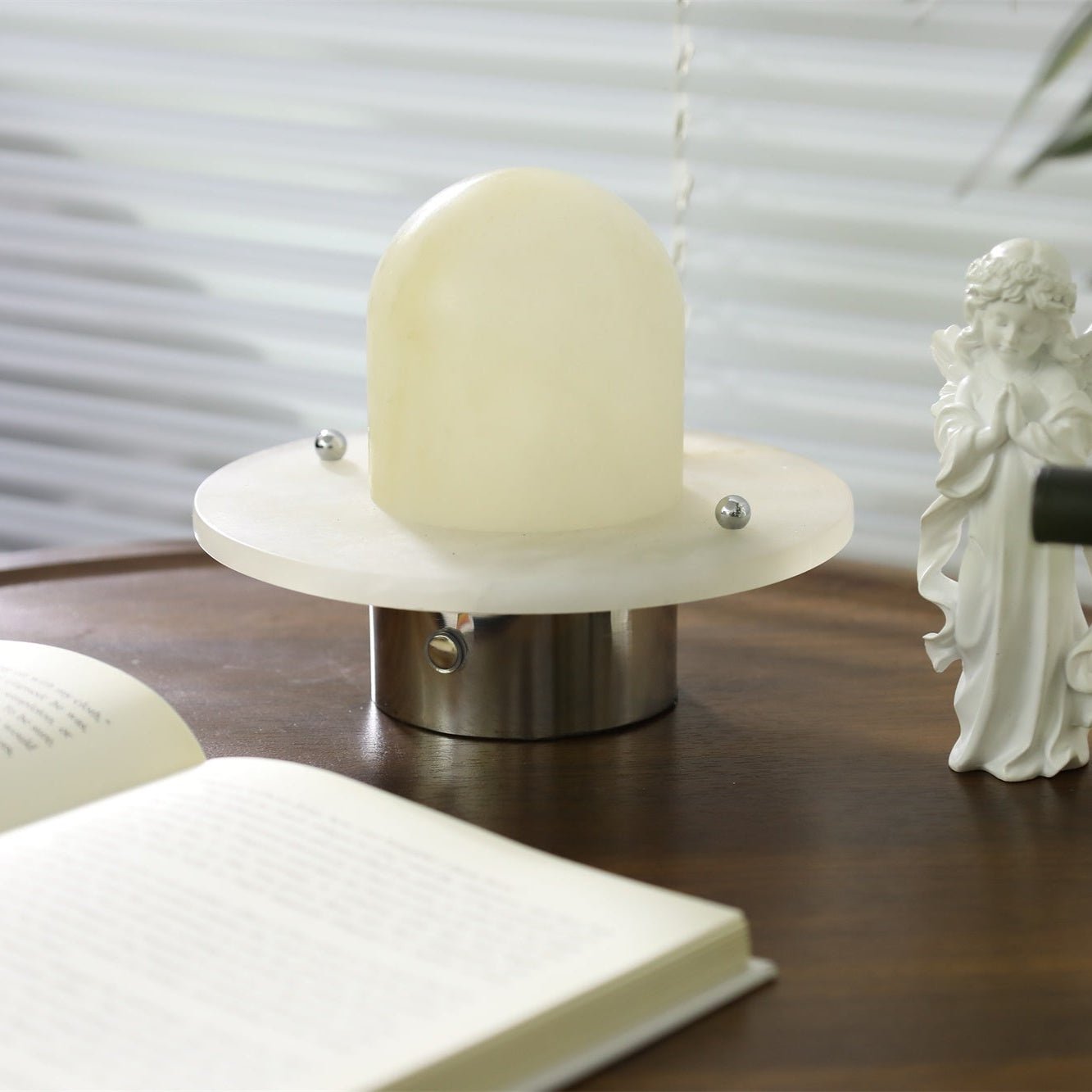 Petrified Moderne Minimaliste Alabastre Lampe de Table