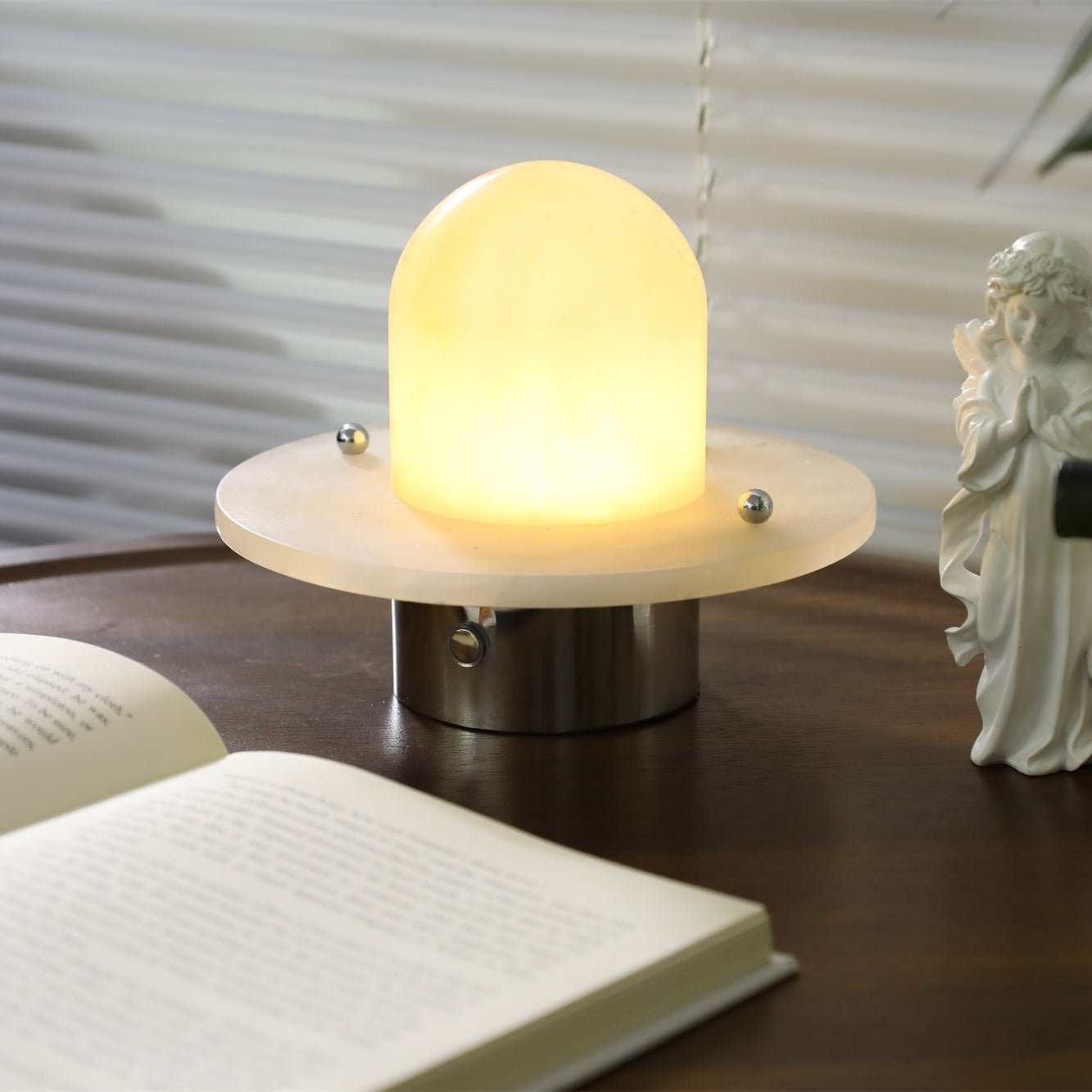 Petrified Moderne Minimaliste Alabastre Lampe de Table