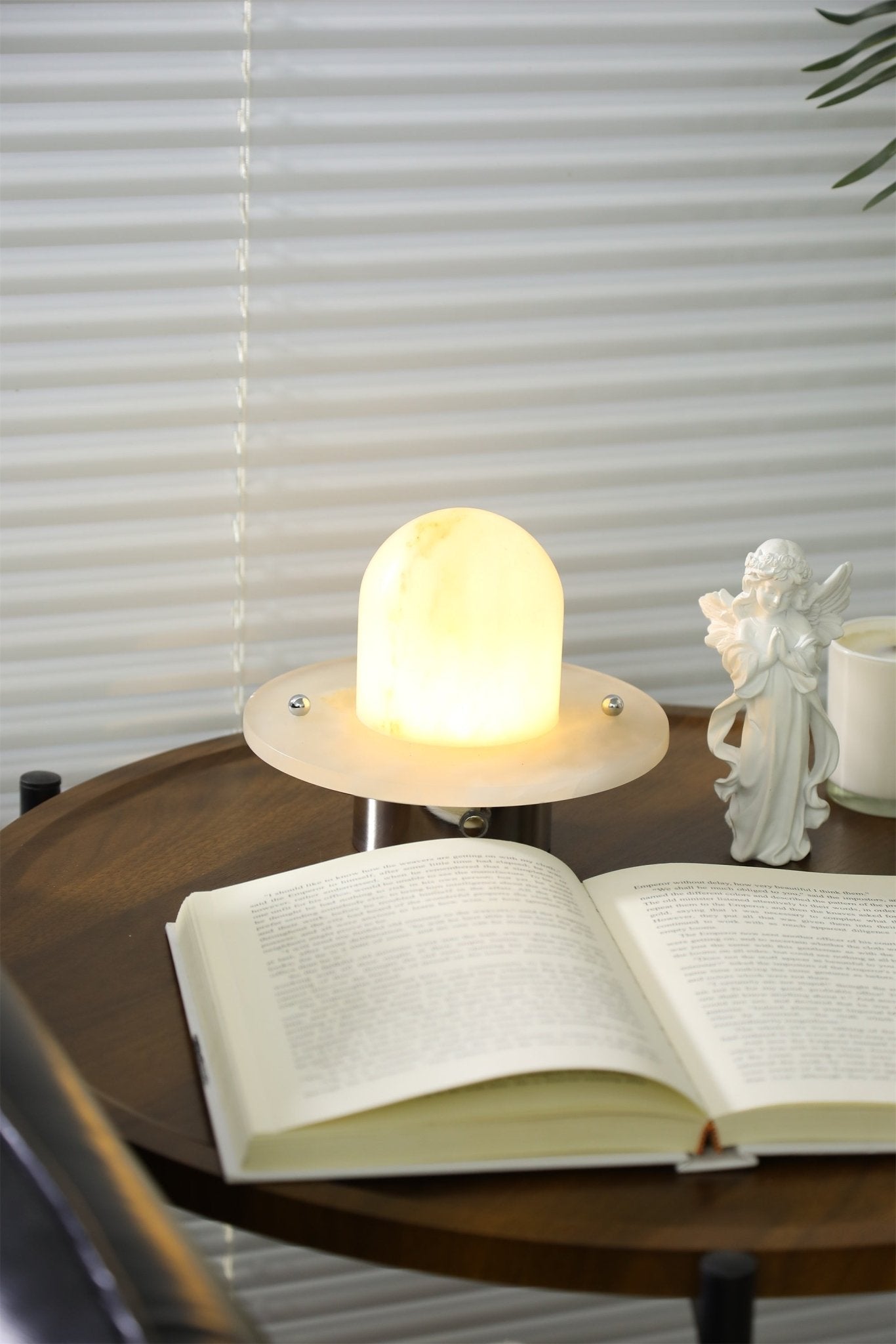 Petrified Moderne Minimaliste Alabastre Lampe de Table