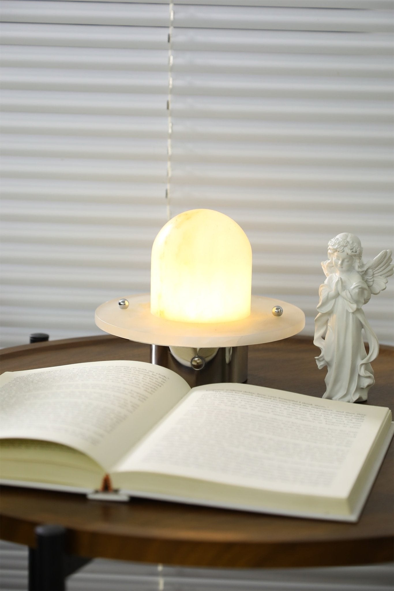 Petrified Moderne Minimaliste Alabastre Lampe de Table
