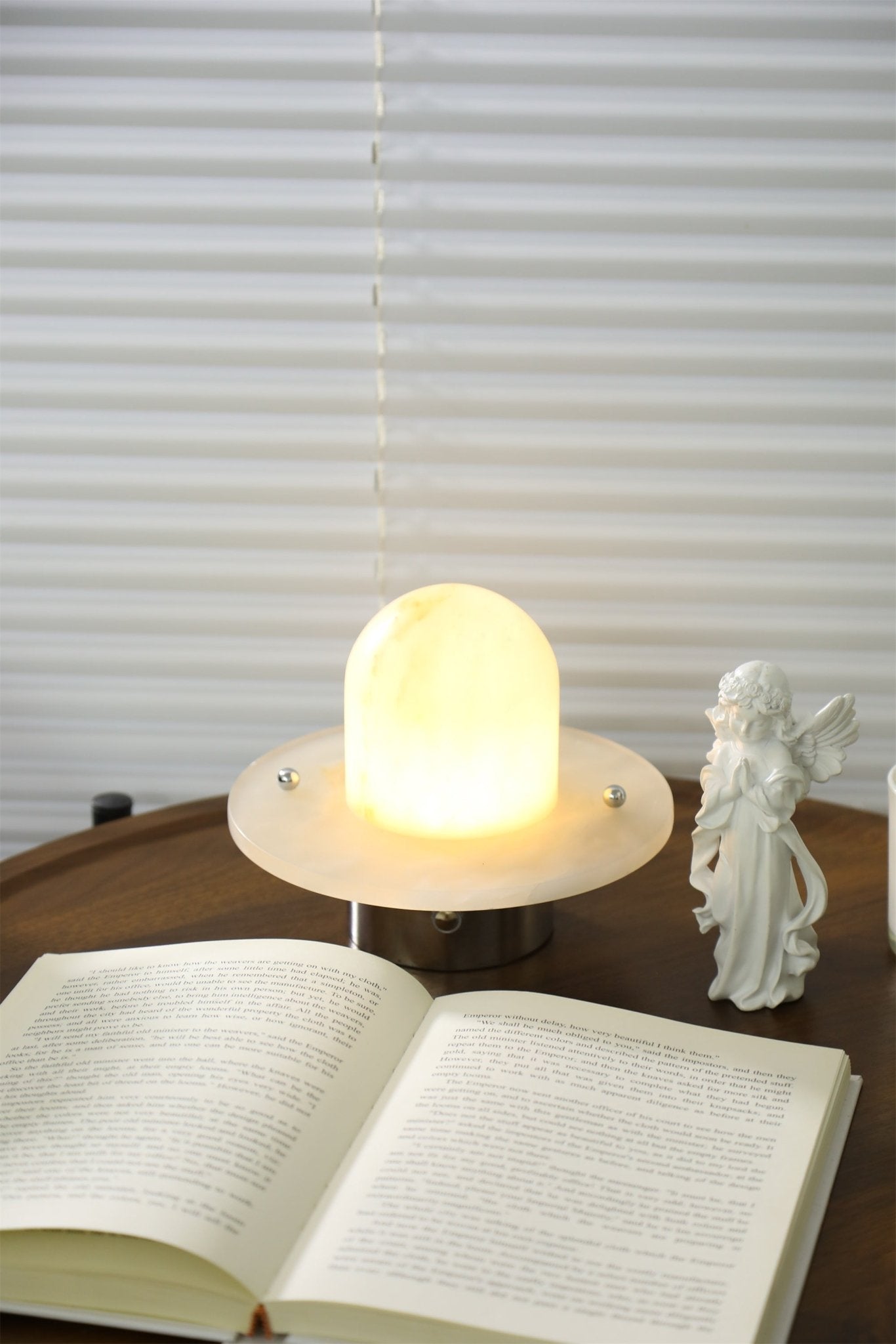 Petrified Moderne Minimaliste Alabastre Lampe de Table
